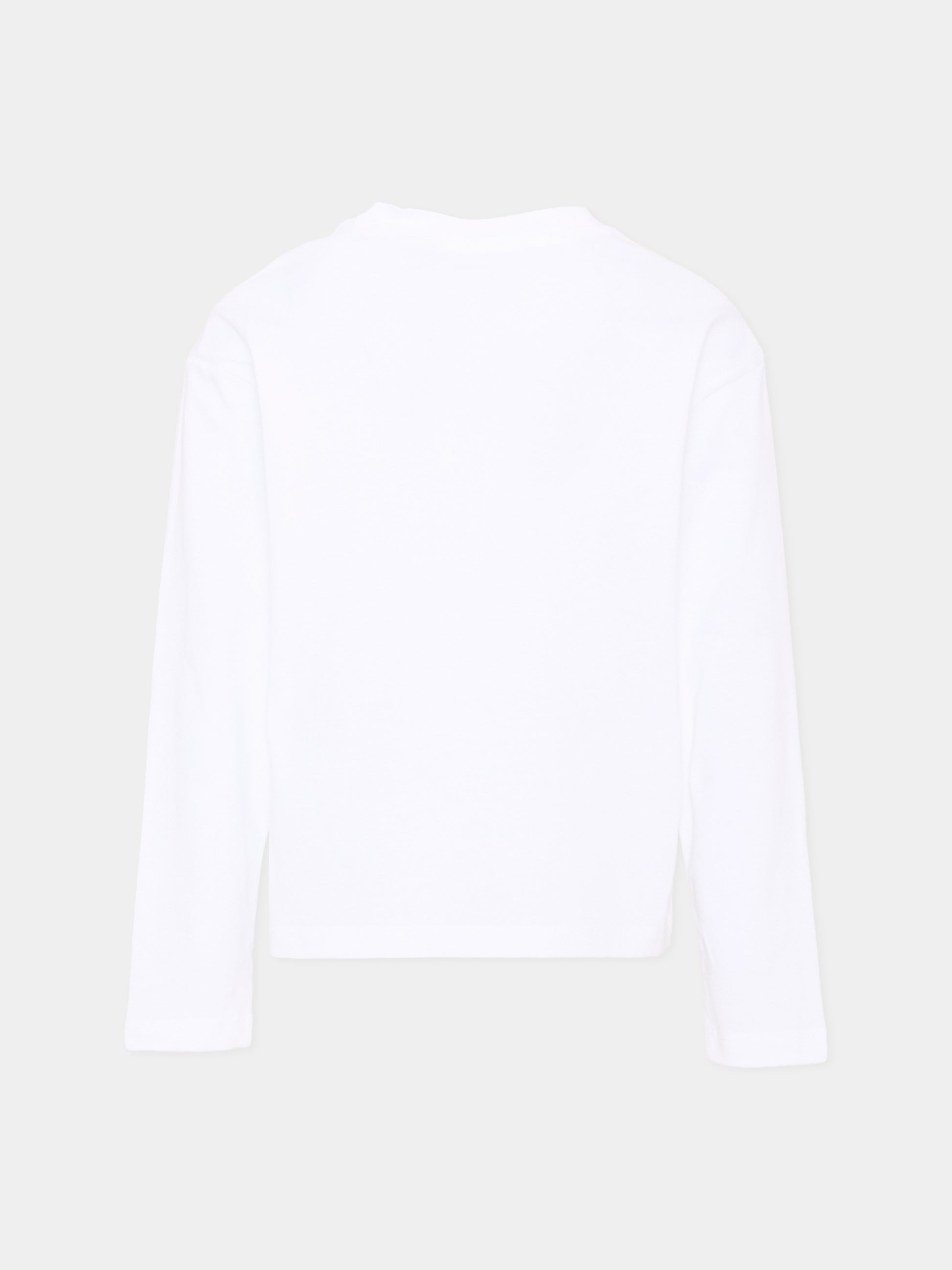 T-shirt bianca per bambini con logo,Calvin Klein Kids,LV1CKTJA17 YAF