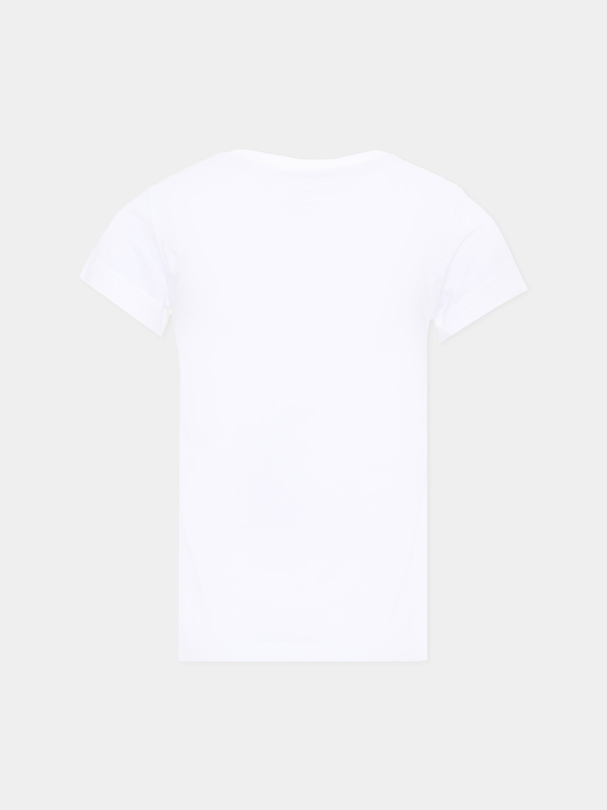T-shirt a manica corta bianca logo,Calvin Klein Kids,LVCKTJA31G YAF