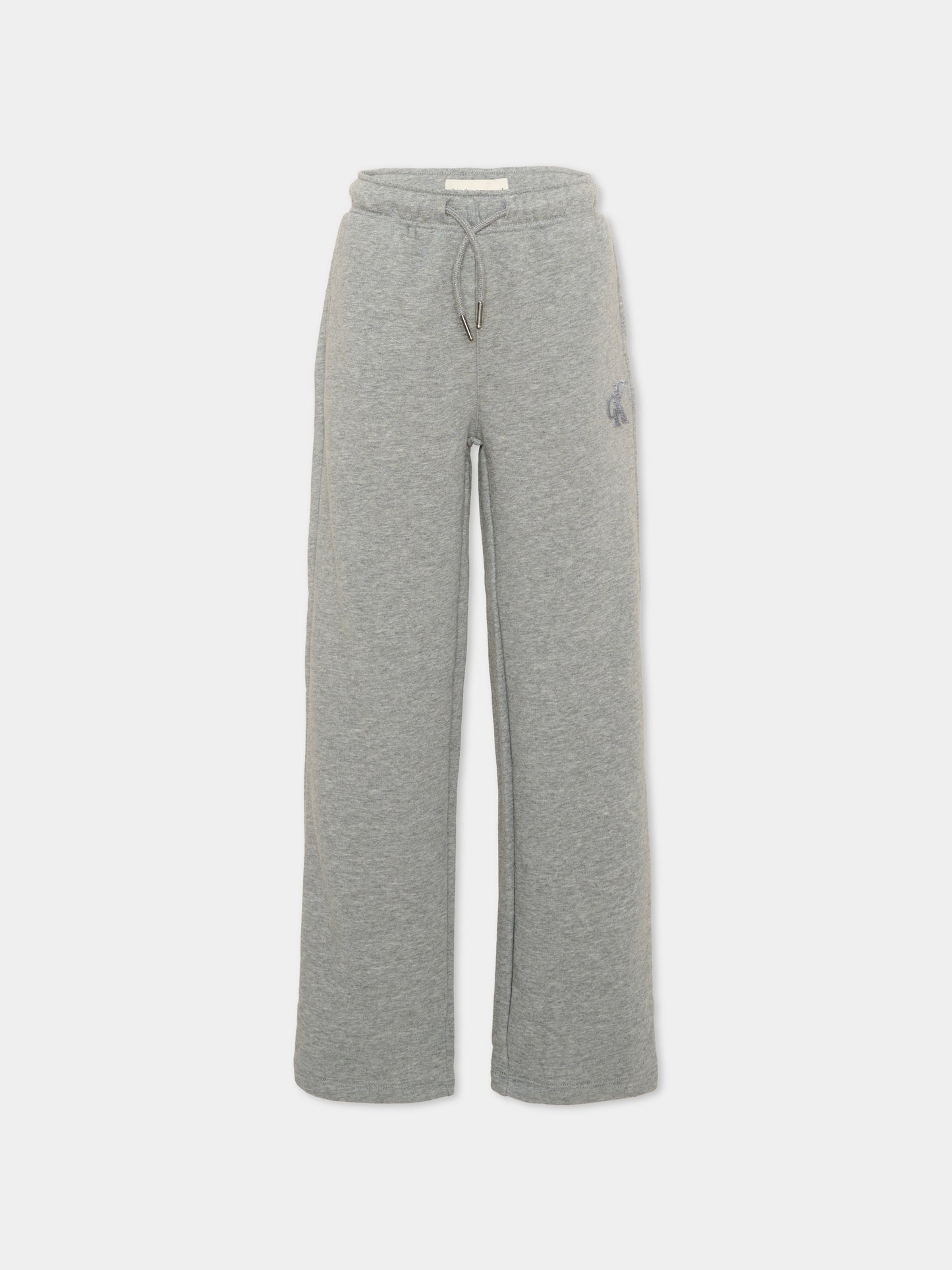 Pantalone grigio per bambino con logo,Calvin Klein Kids,LVCKTJC43B P7D