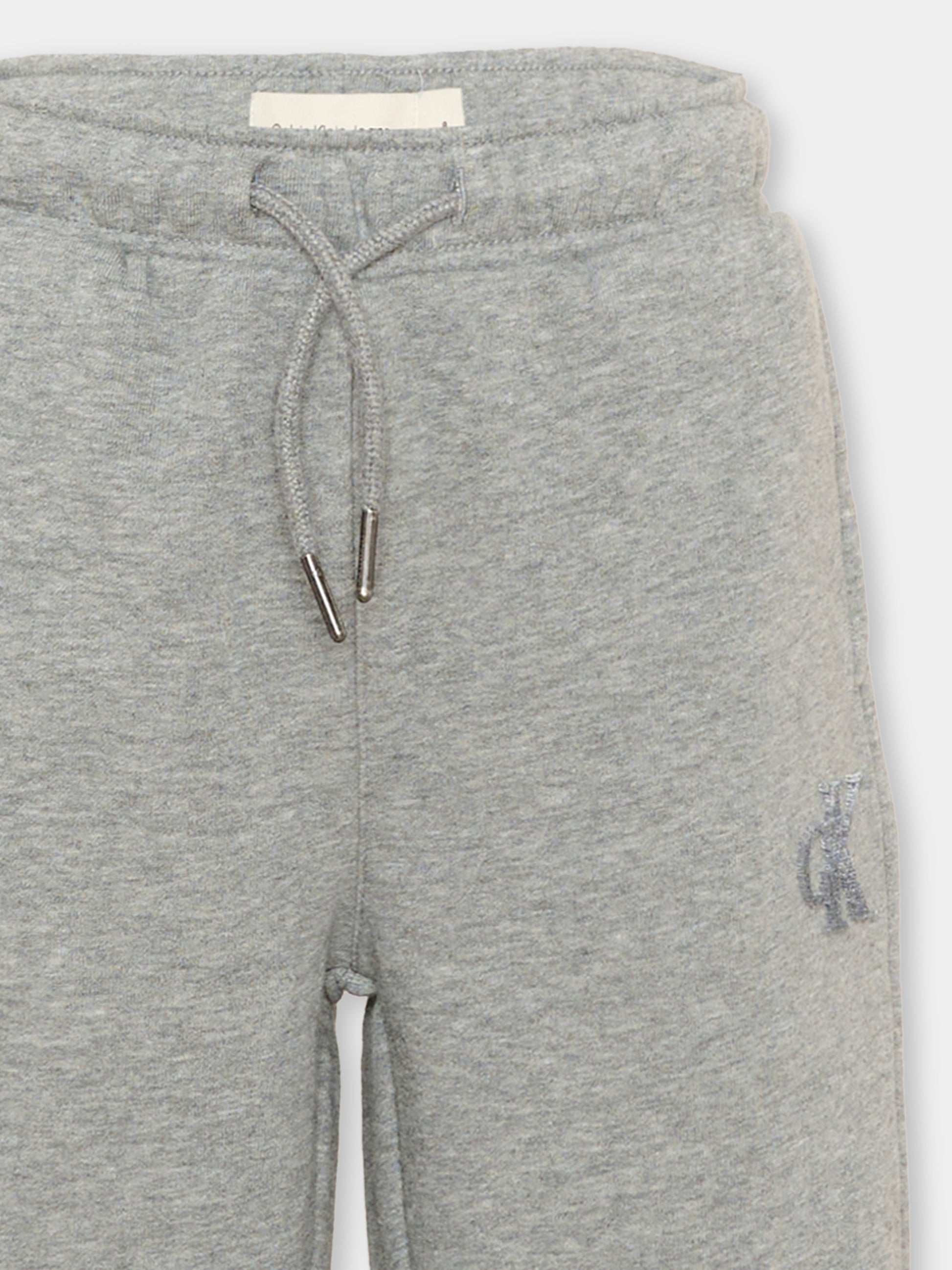 Pantalone grigio per bambino con logo,Calvin Klein Kids,LVCKTJC43B P7D