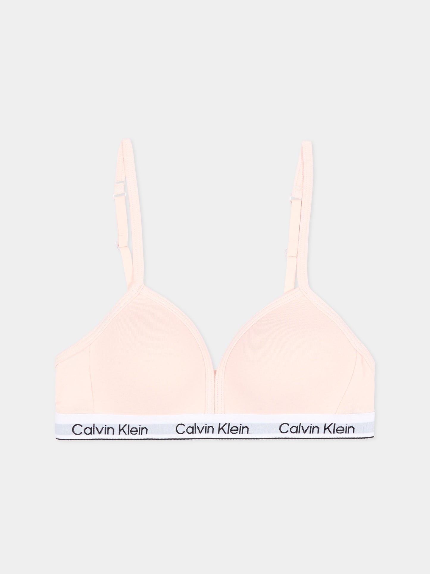 Reggiseno rosa per bambina con logo,Calvin Klein Kids,G80G800746 TGE