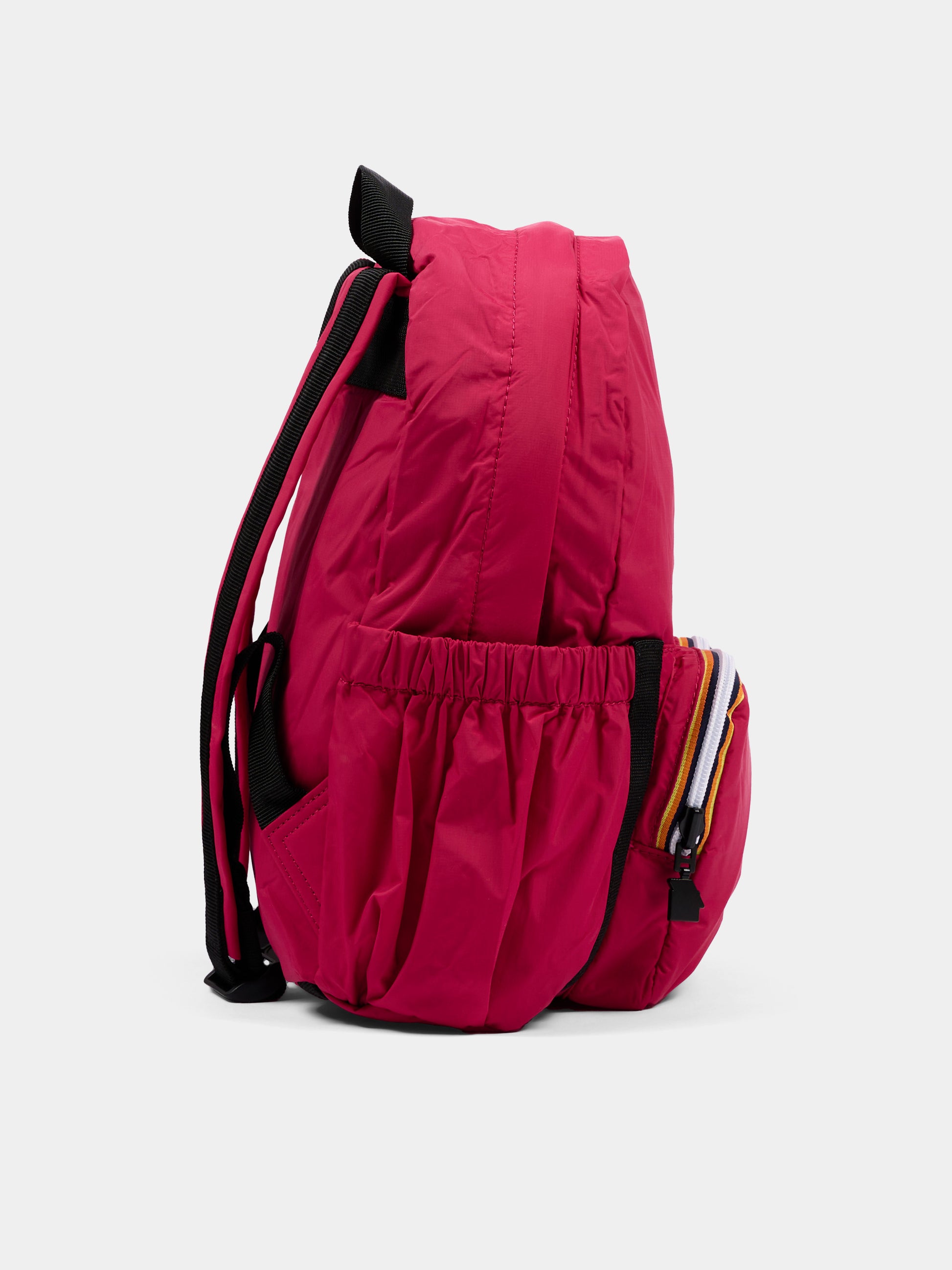 Zaino fucsia per bambina con logo,K-way,K81421W X6R