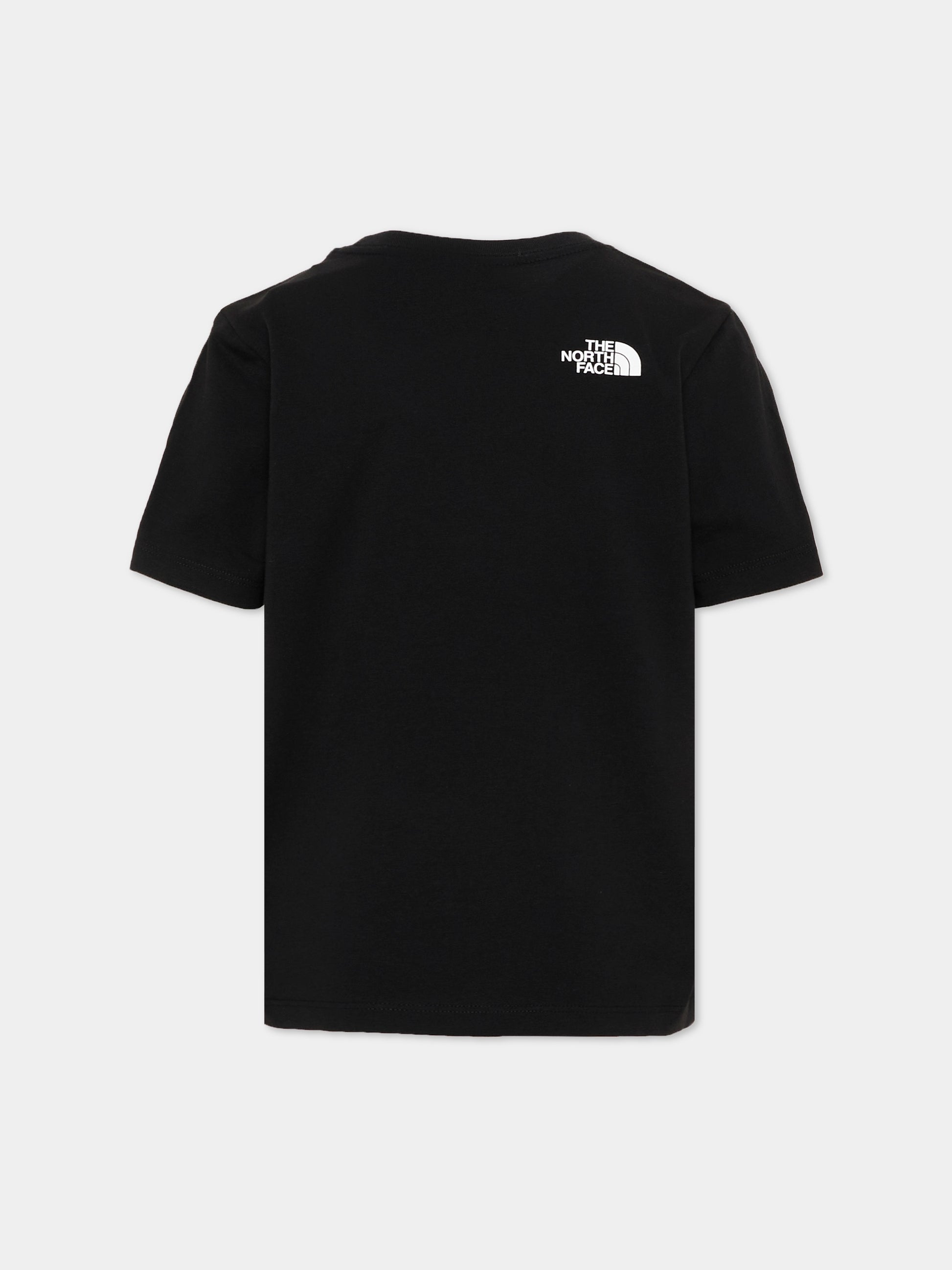 T-Shirt nera per bambino con logo,The North Face Kids,NF0A8CZ8JK31