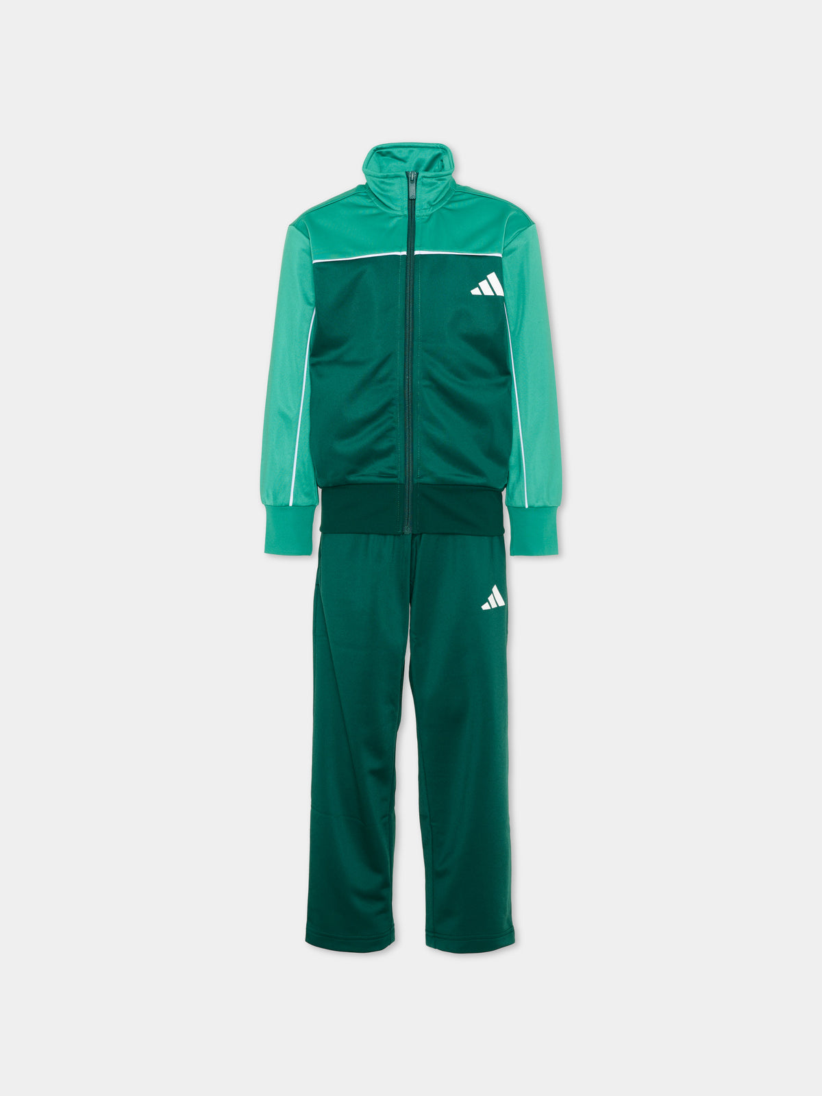 Completo sportivo lungo verde per bambino,Adidas,KT4158