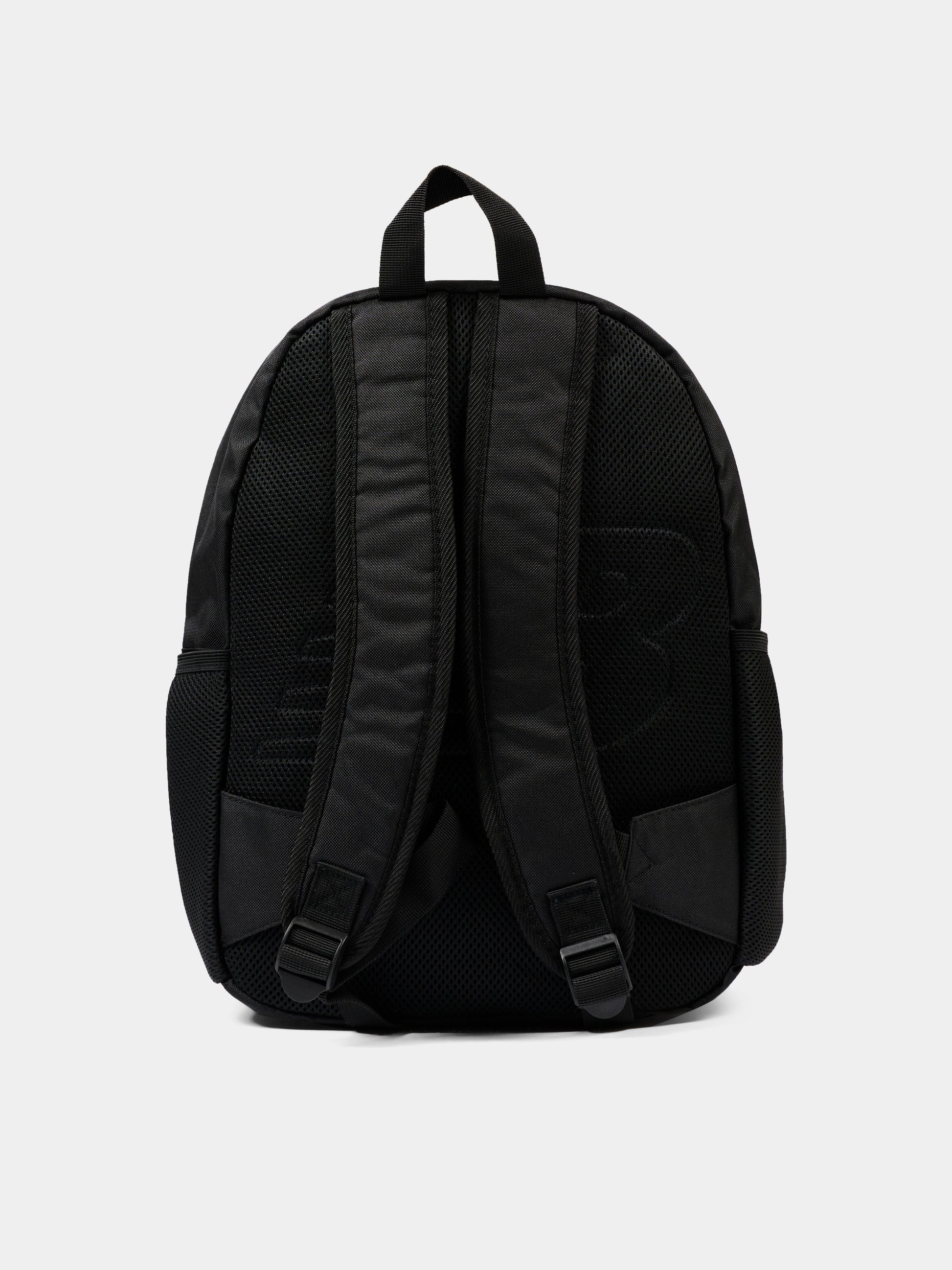 Zaino nero per bambino con logo,New Balance,LAKB0222 BK