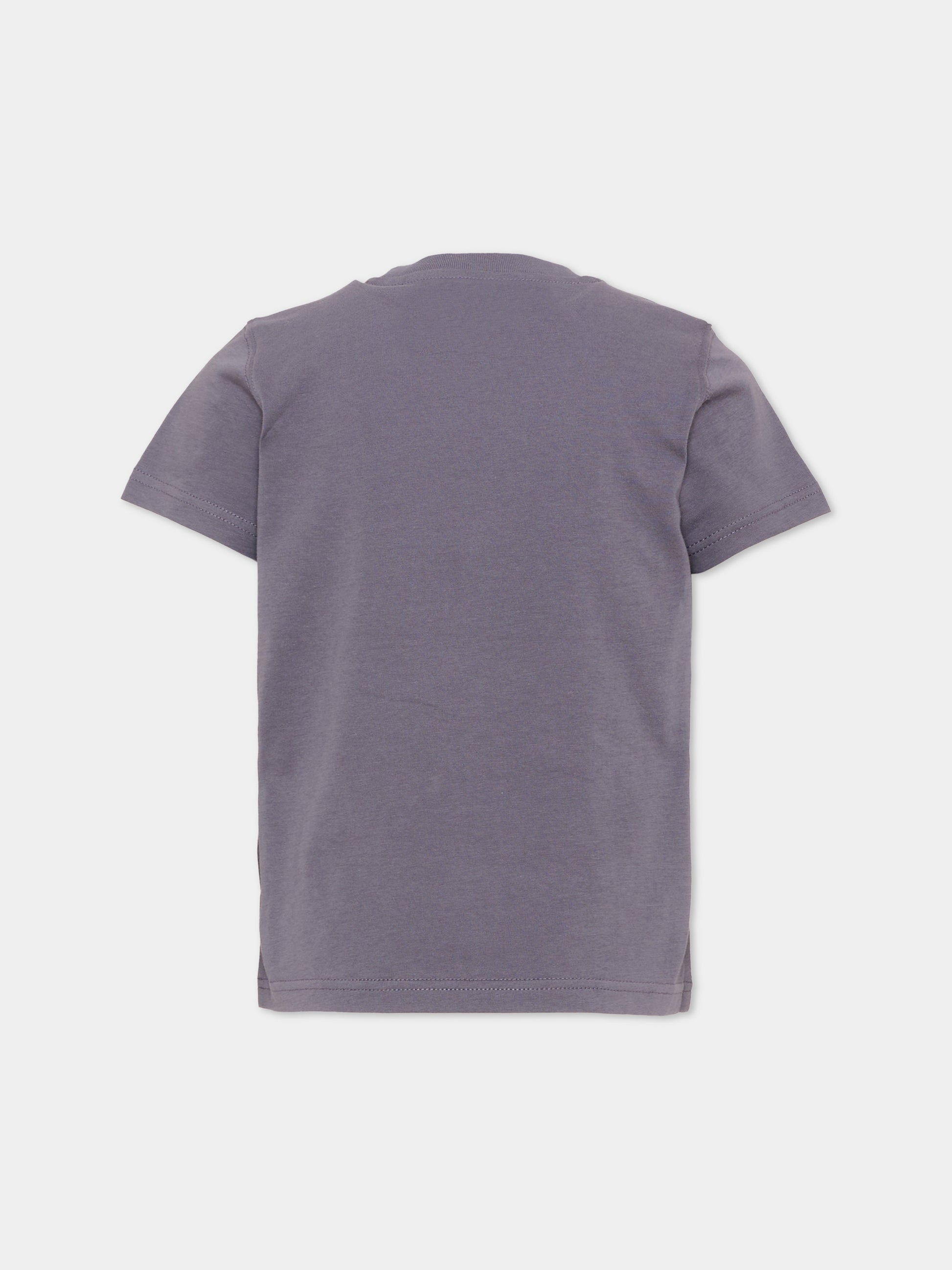 T-shirt grigia per bambino con logo,New Balance,LAKB0297 AA9