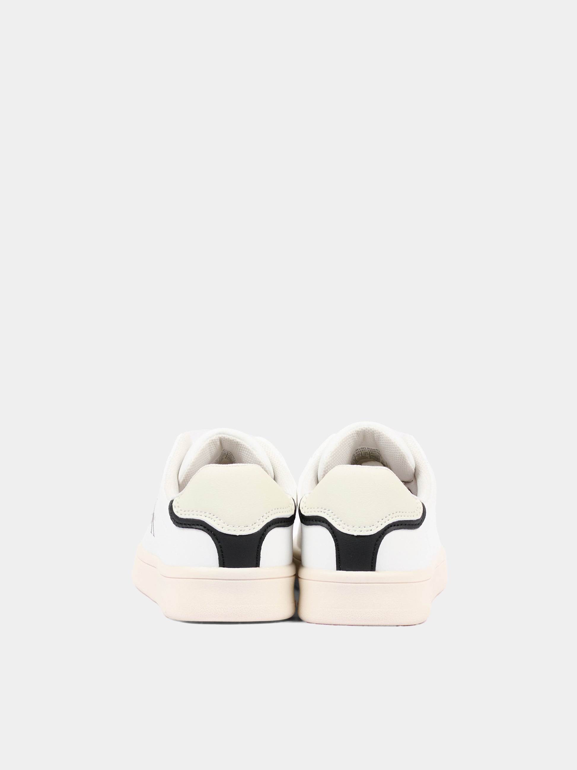 Sneakers bianche per bambini con logo,Calvin Klein Kids,V3X9 83447 1355Y631