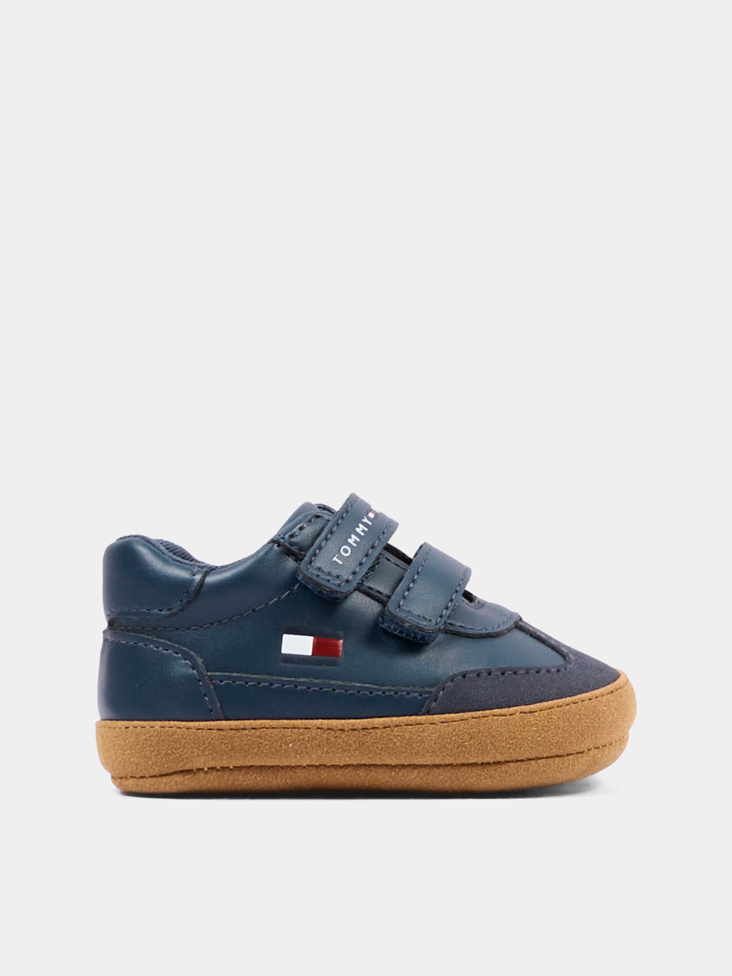 Sneakers blu per neonato con logo,Tommy Hilfiger Junior,T0B9 35210 1755800