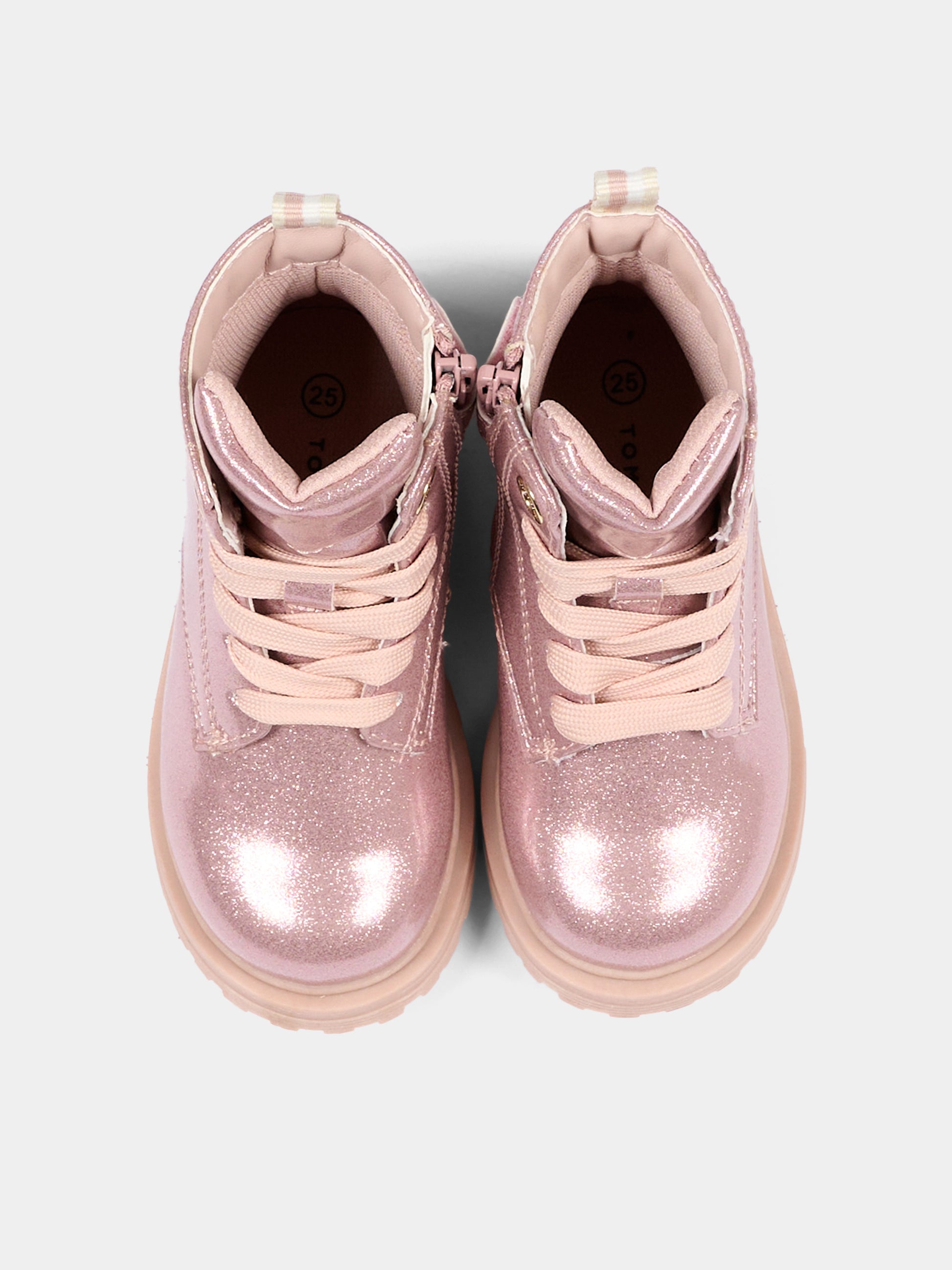 Anfibi rosa per bambina glitterati,Tommy Hilfiger Junior,T1A5 35153 1237302