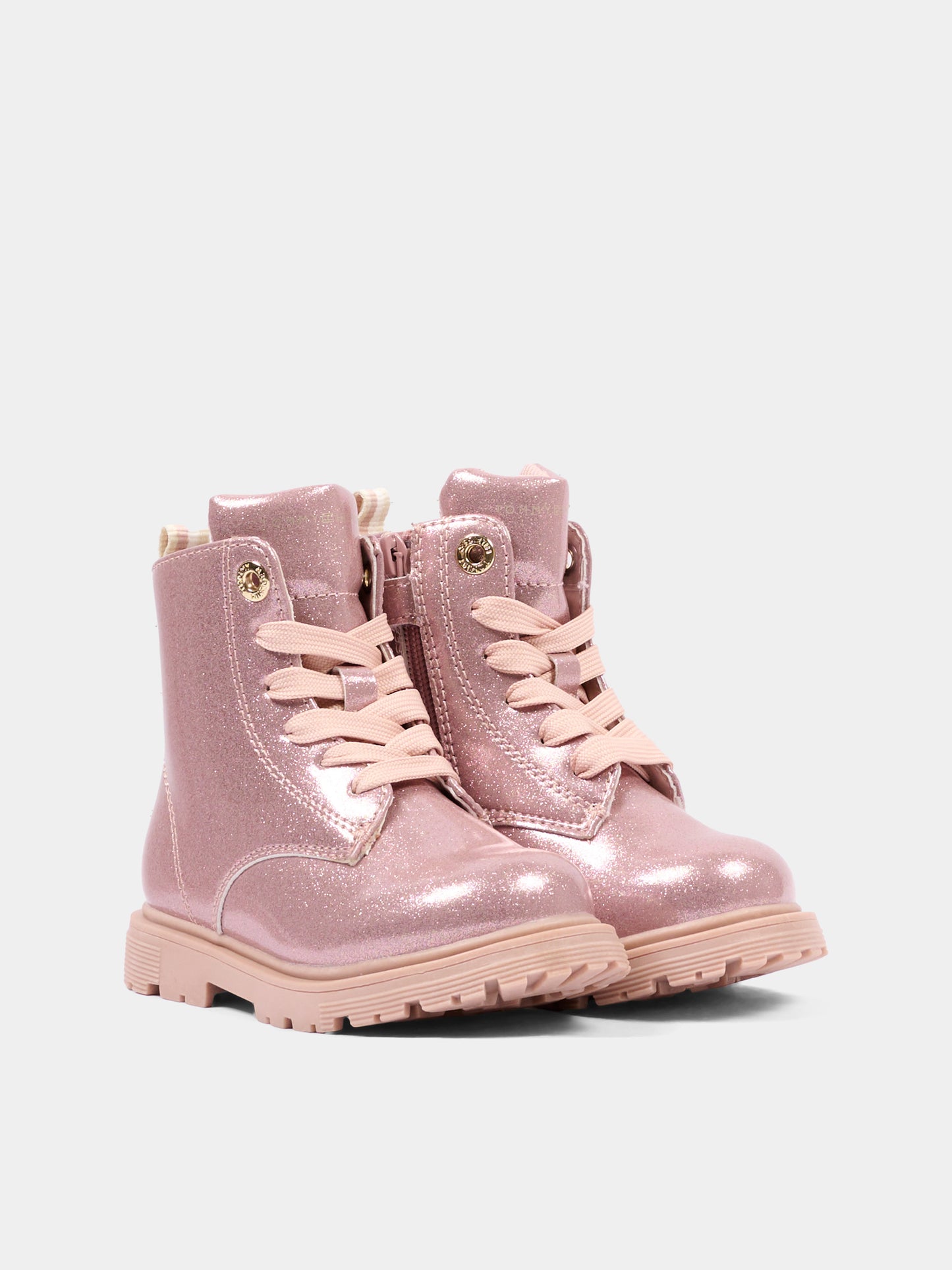 Anfibi rosa per bambina glitterati,Tommy Hilfiger Junior,T1A5 35153 1237302