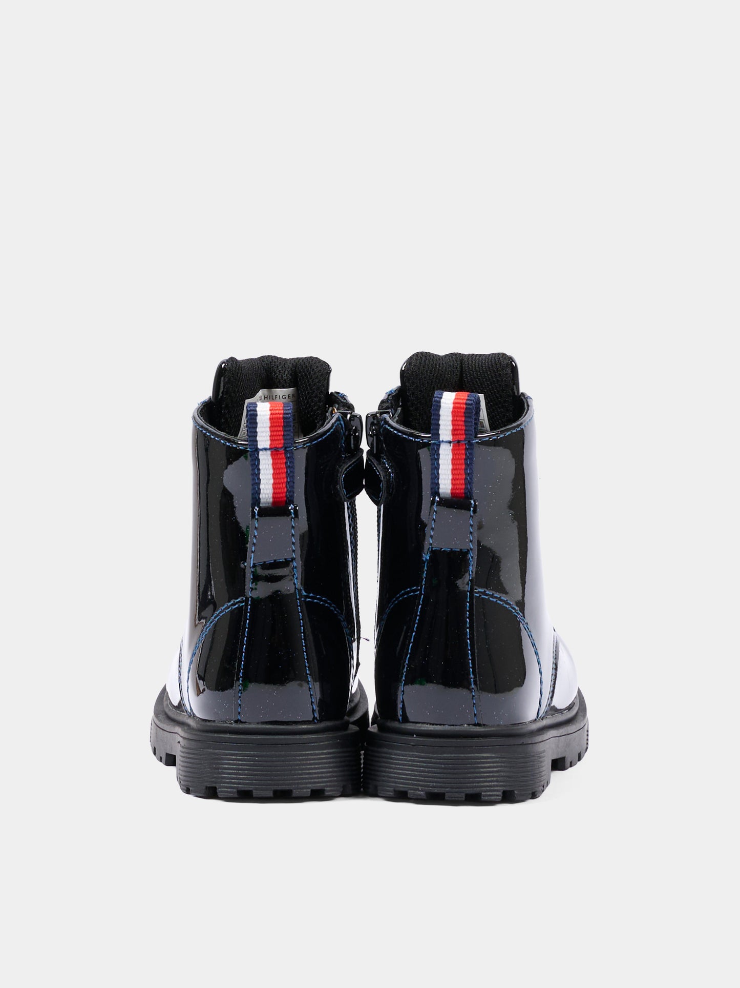 Anfibi blu per bambina con microglitter,Tommy Hilfiger Junior,T1A5 35153 1237800