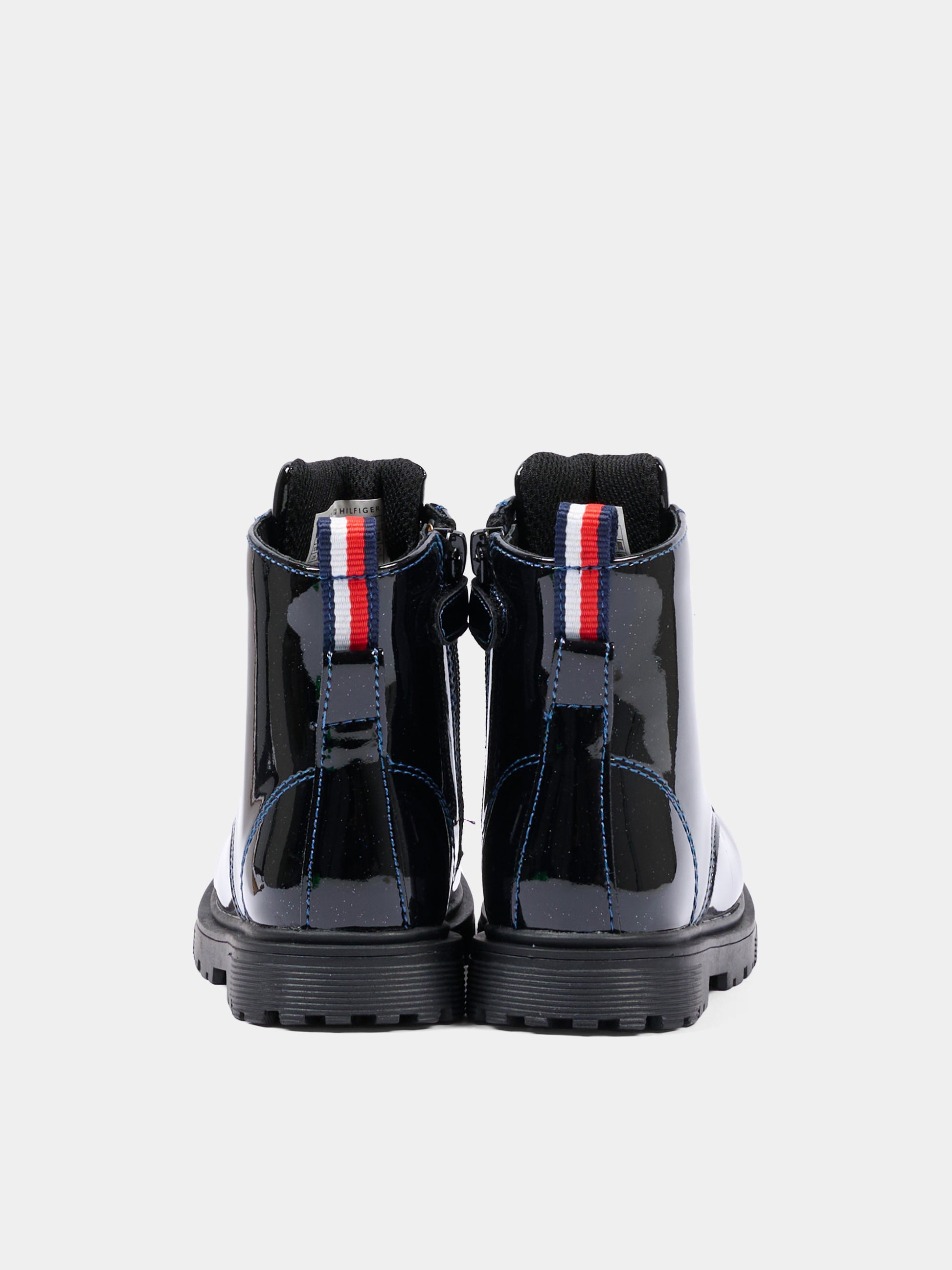 Anfibi blu per bambina con microglitter,Tommy Hilfiger Junior,T1A5 35153 1237800