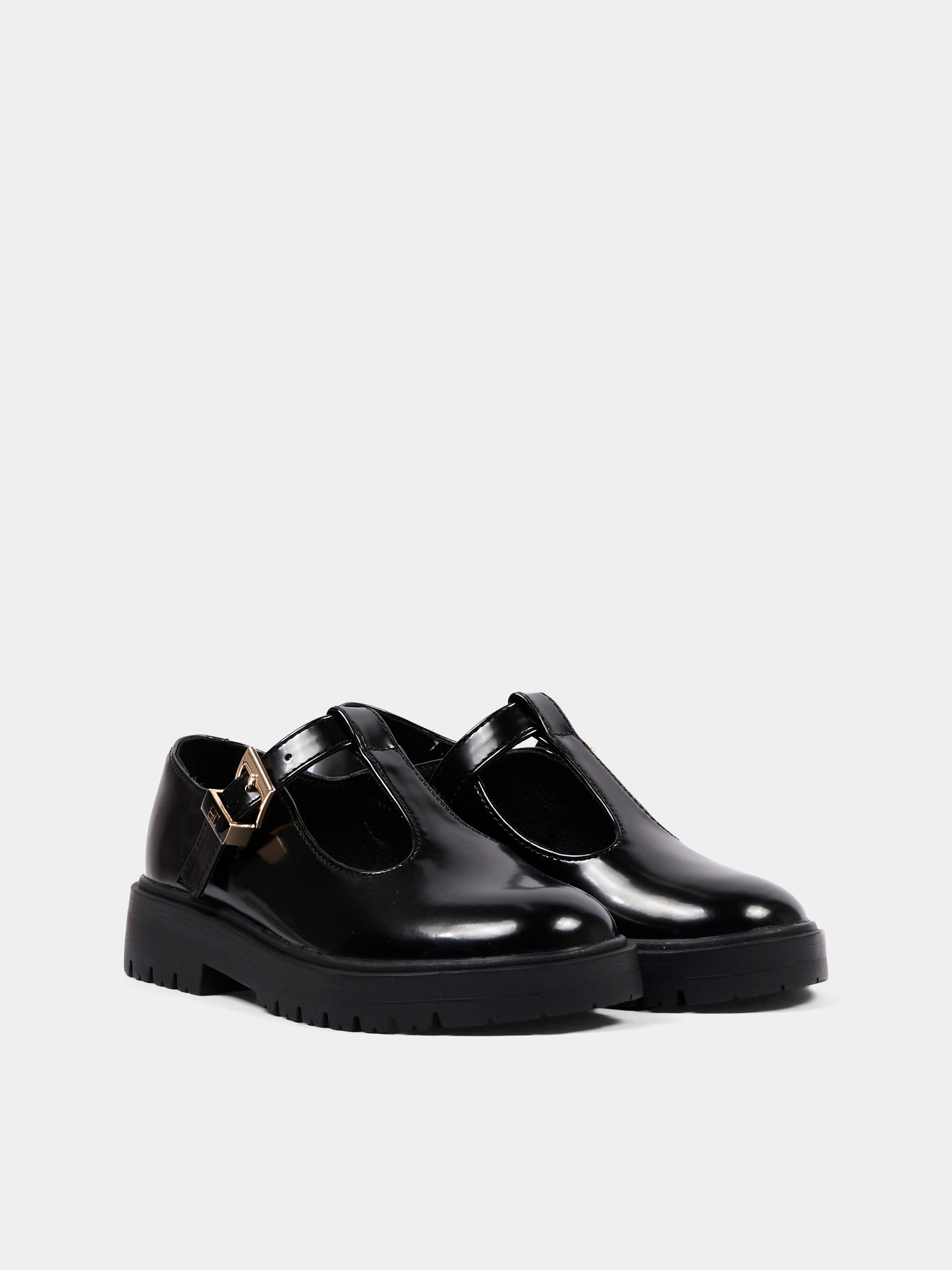 Occhio di bue nero per bambina con logo,Tommy Hilfiger Junior,T3A4 35140 1458999