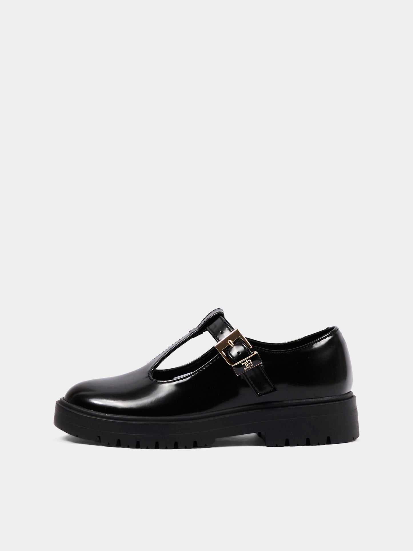 Occhio di bue nero per bambina con logo,Tommy Hilfiger Junior,T3A4 35140 1458999
