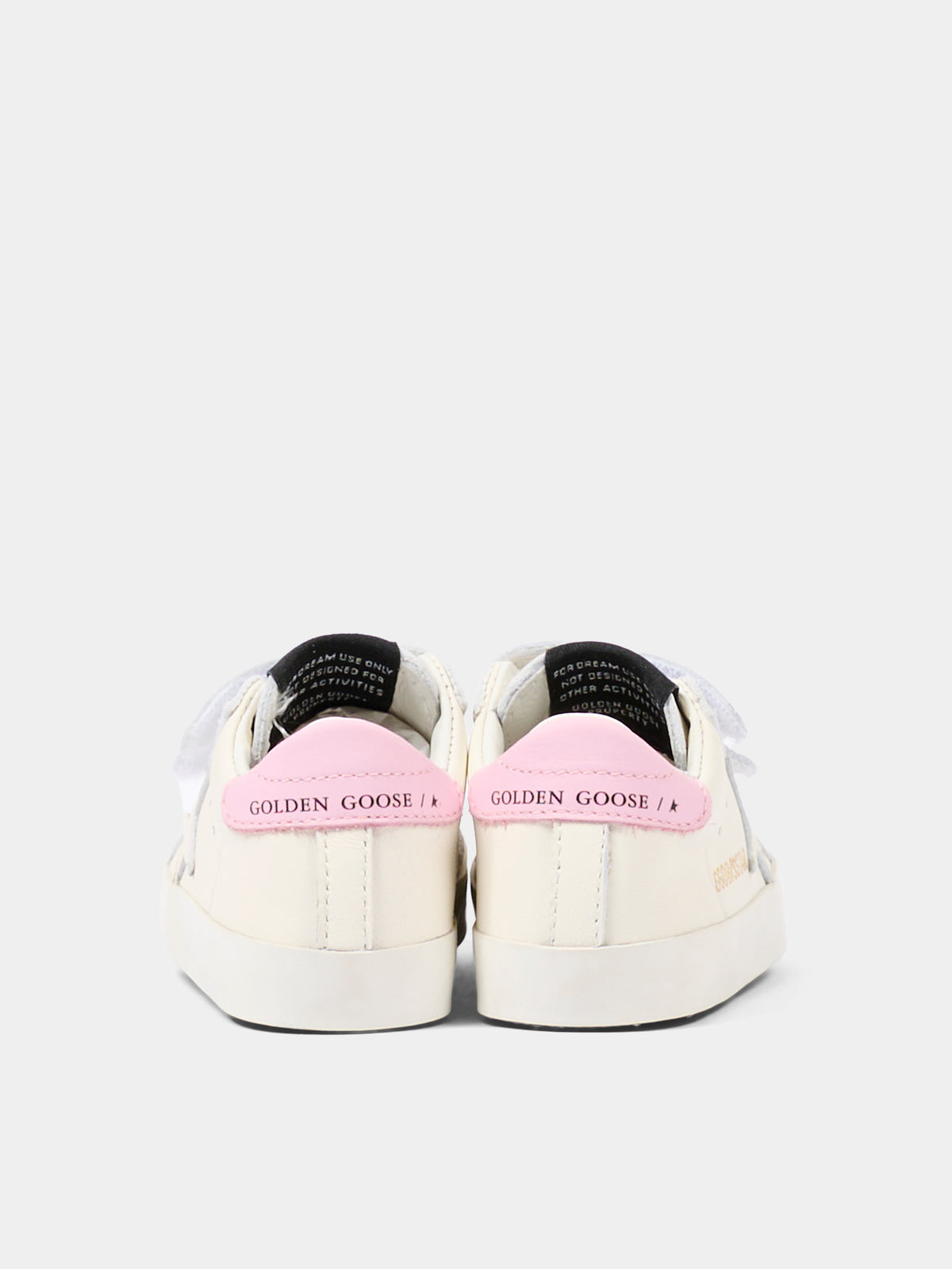 Set sneakers bianco per neonata con stella,Golden Goose,GIF00534 F007129 11410