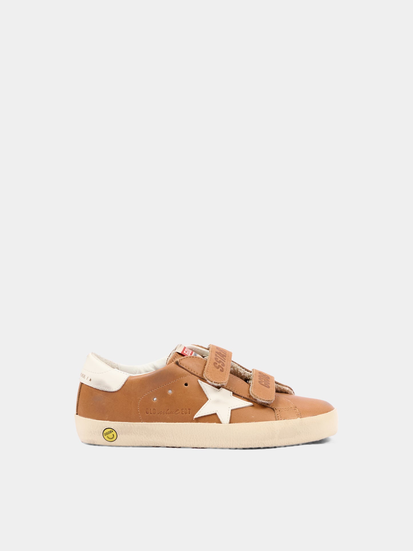 Sneakers Old School marroni a strappi per bambini,Golden Goose,GJF00111 F008644 55799