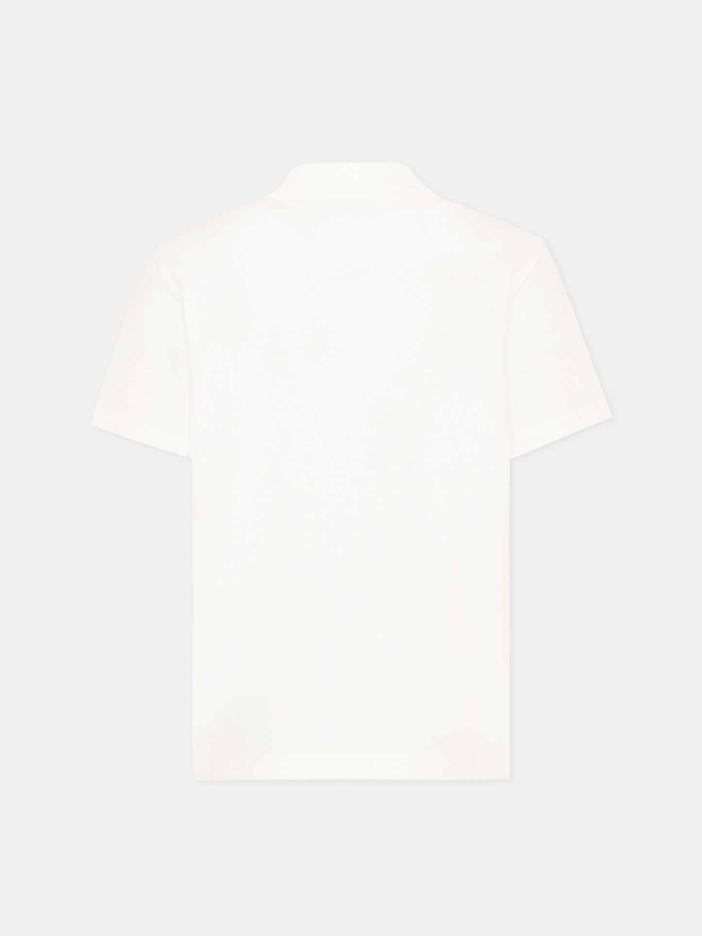 Polo bianca per bambino con logo,Versace,1024997 1A18165 2WO30
