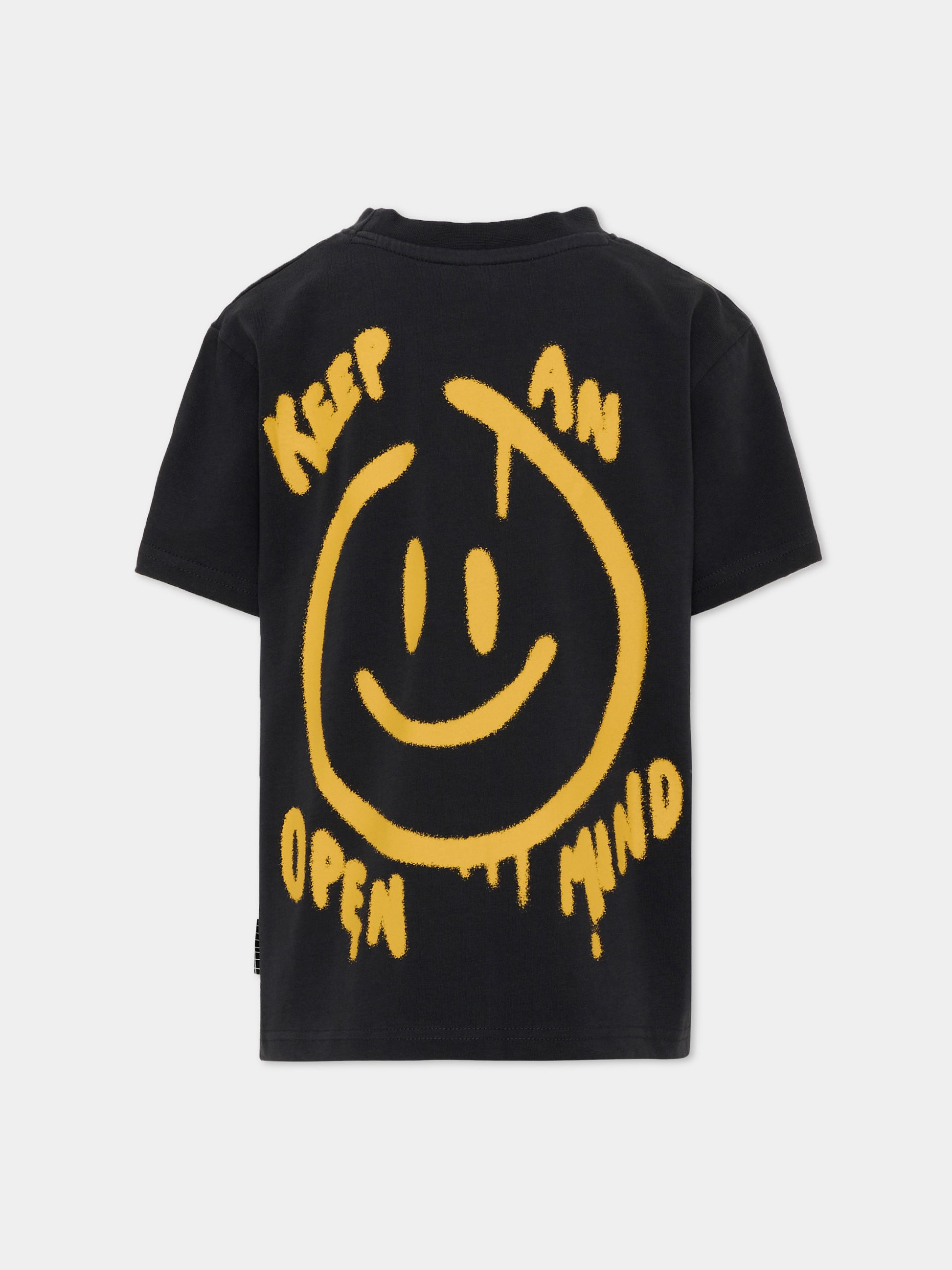T-shirt nera Riley per bambini,Molo,1W26A209 9751