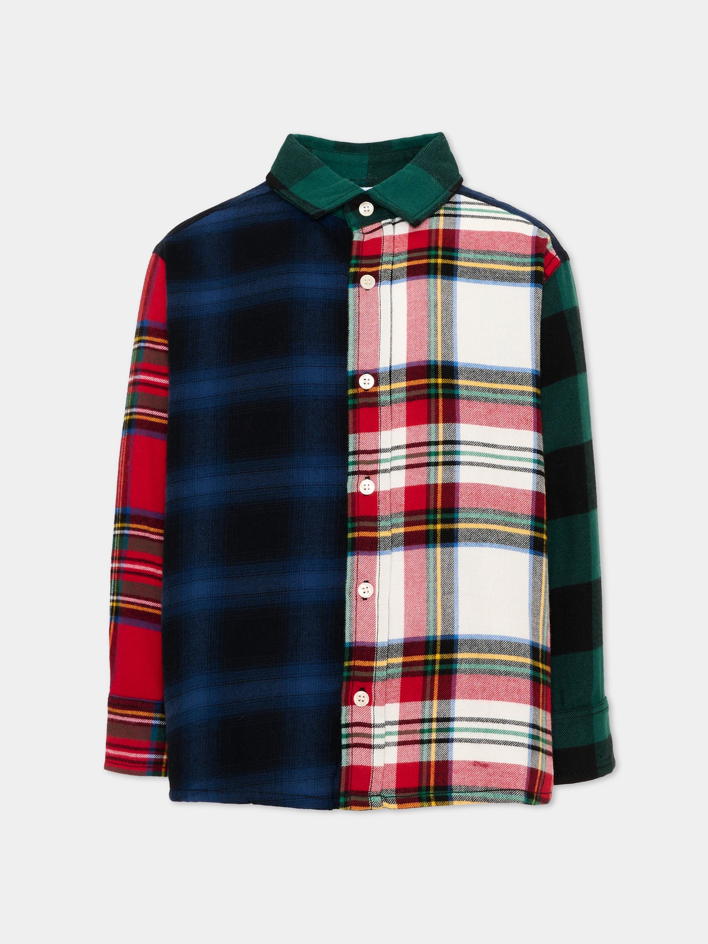 Camicia multicolor Remon per bambino a quadri,Molo,1W26C203 5940