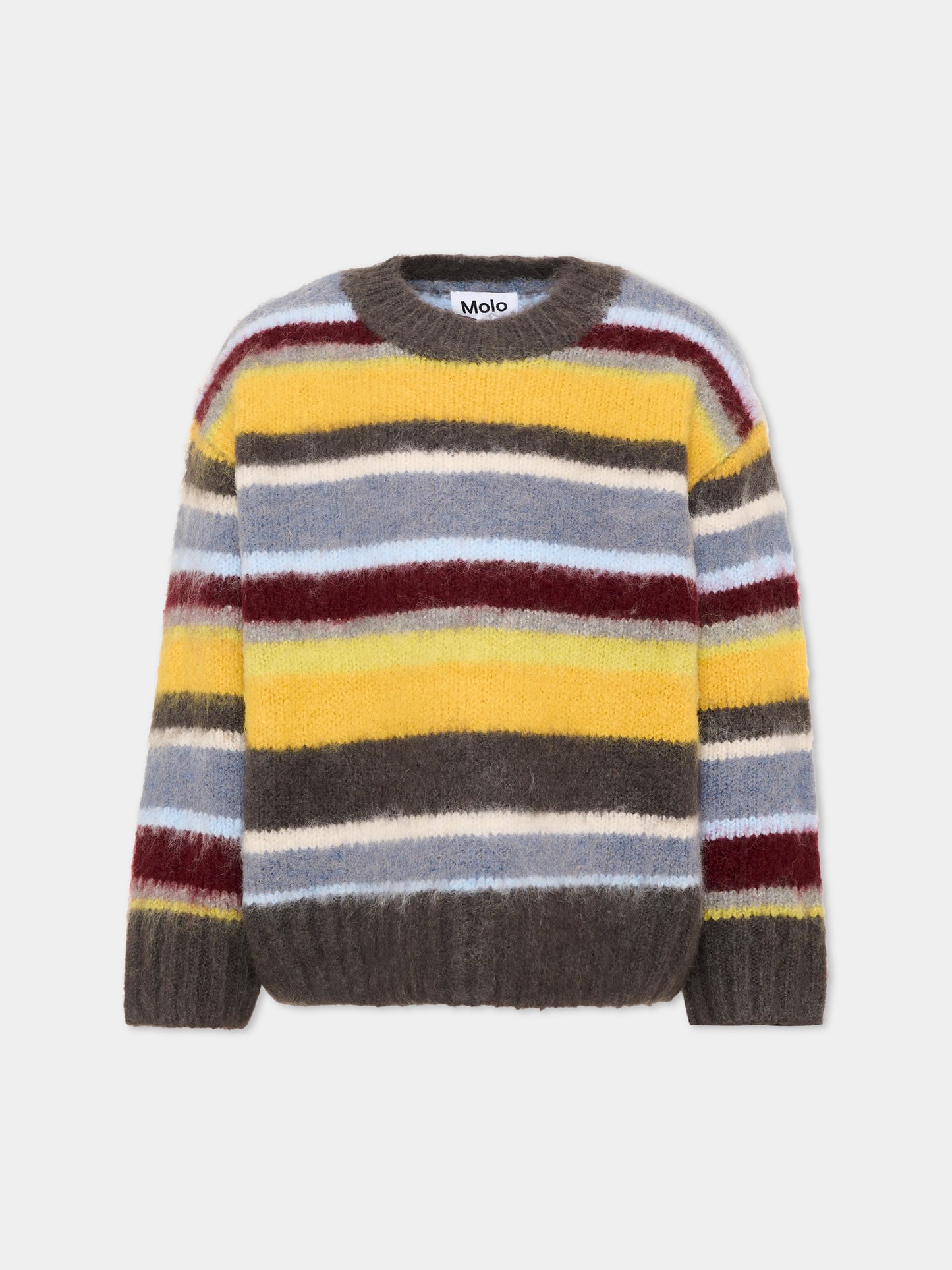Maglione multicolor Brian per bambino a righe,Molo,1W26K202 5956