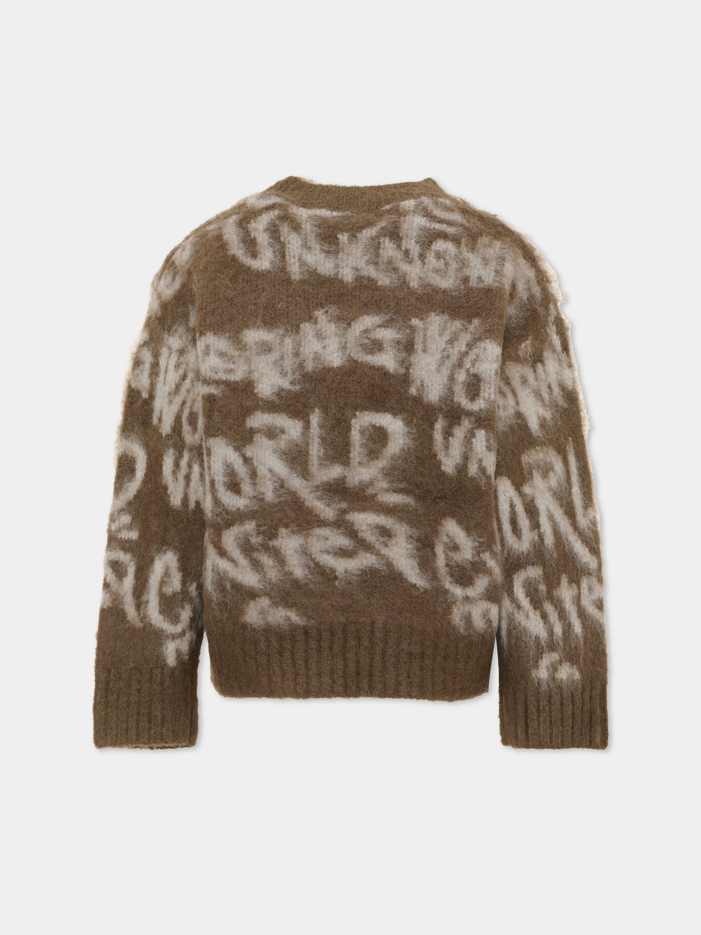 Maglione marrone Brian per bambino con scritte,Molo,1W26K202 6261