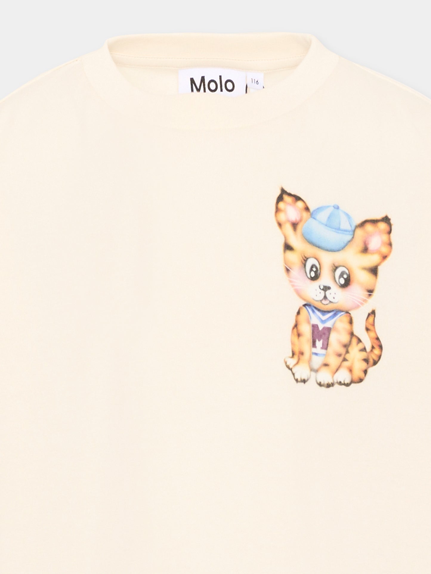 T-shirt avorio Riley per bambina,Molo,2W26A204 5785
