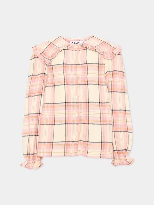 Camicia rosa Rolanda per bambina,Molo,2W26C201 5839