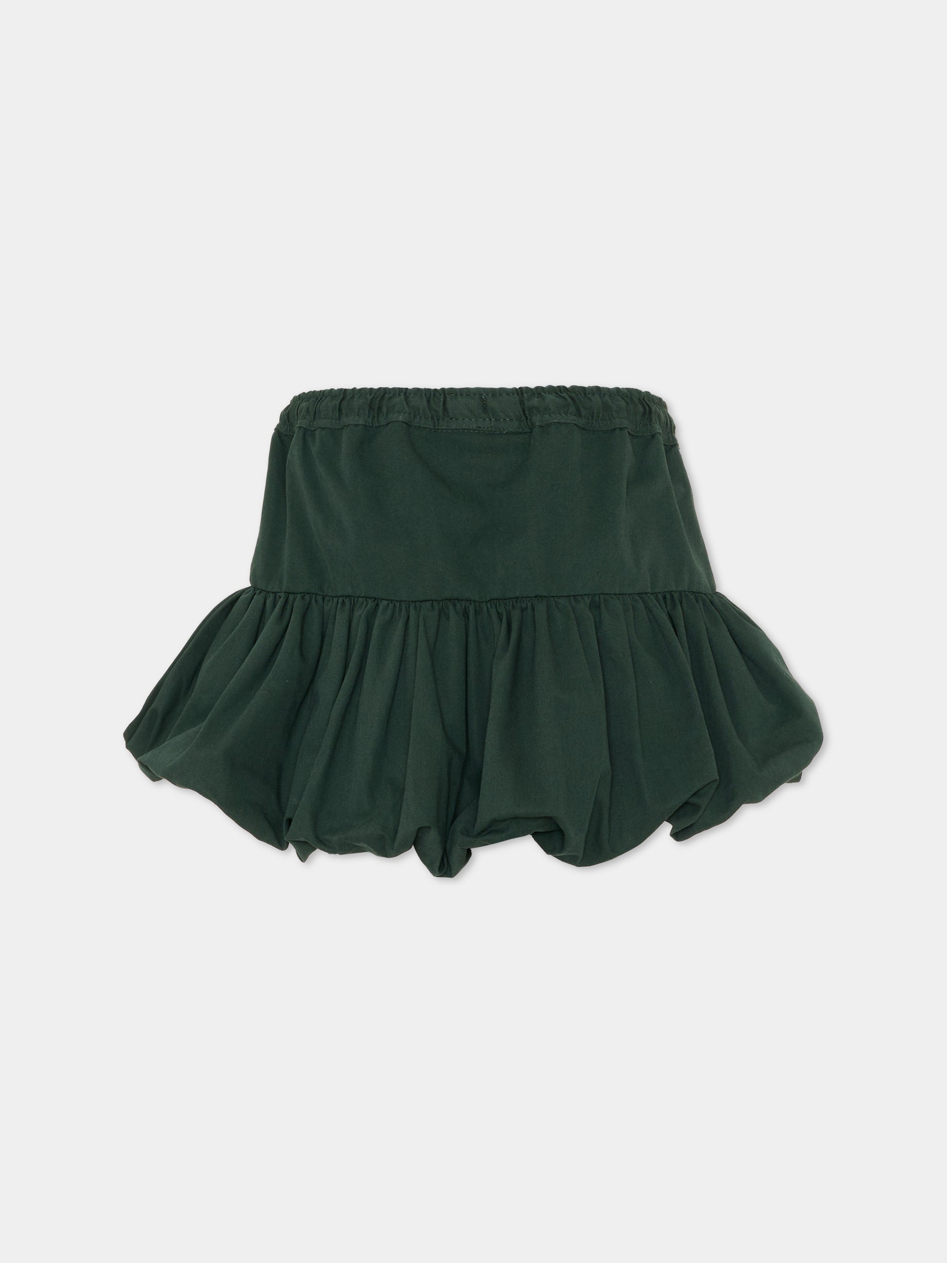 Gonna verde Britta per bambina,Molo,2W26D106 5721