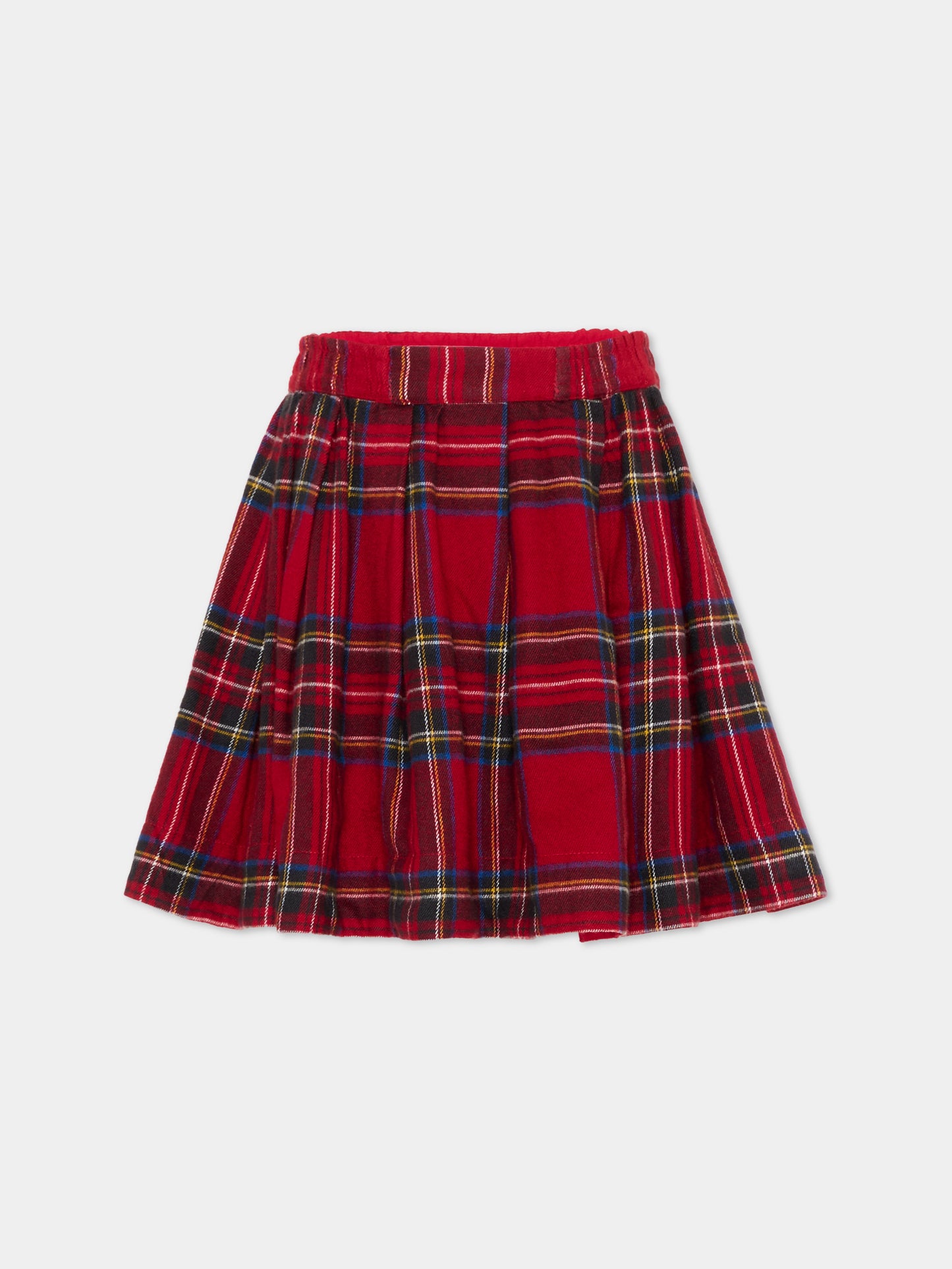 Gonna rossa Breeta per bambina tartan,Molo,2W26D131 5778