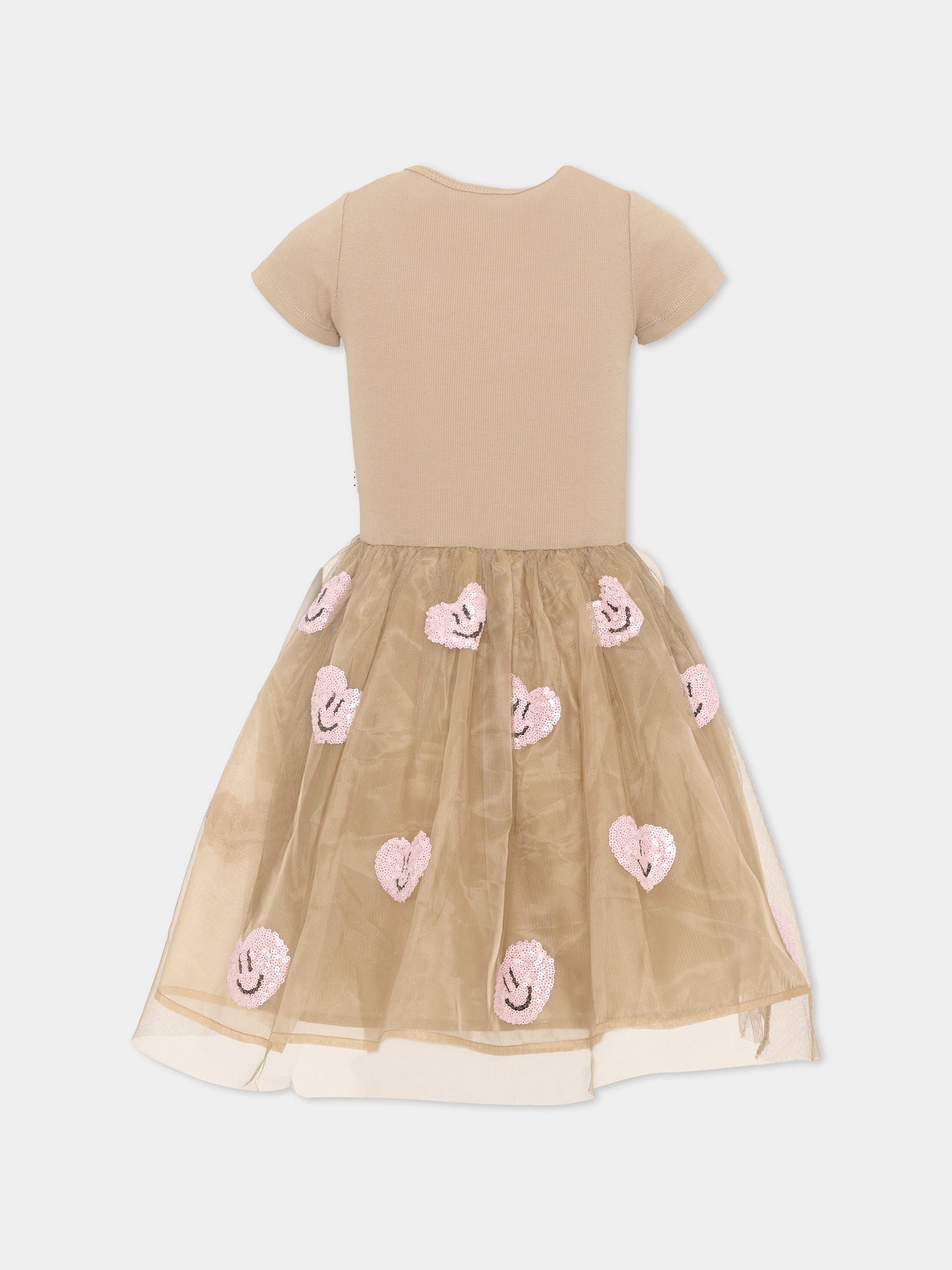 Vestito beige Cyrusila per bambina,Molo,2W26E101 5732