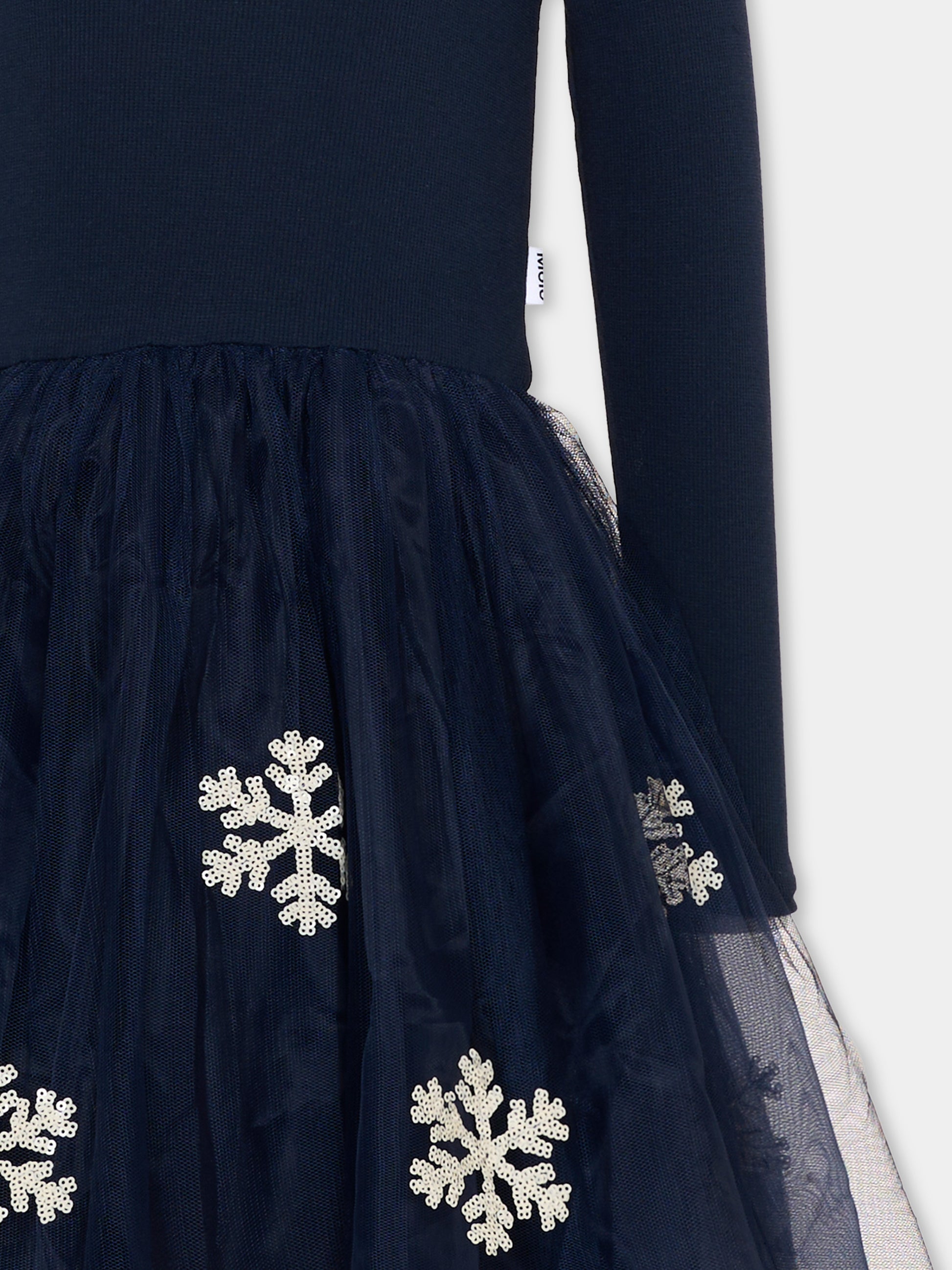 Abito elegante blu Cyrus per bambina,Molo,2W26E210 5754