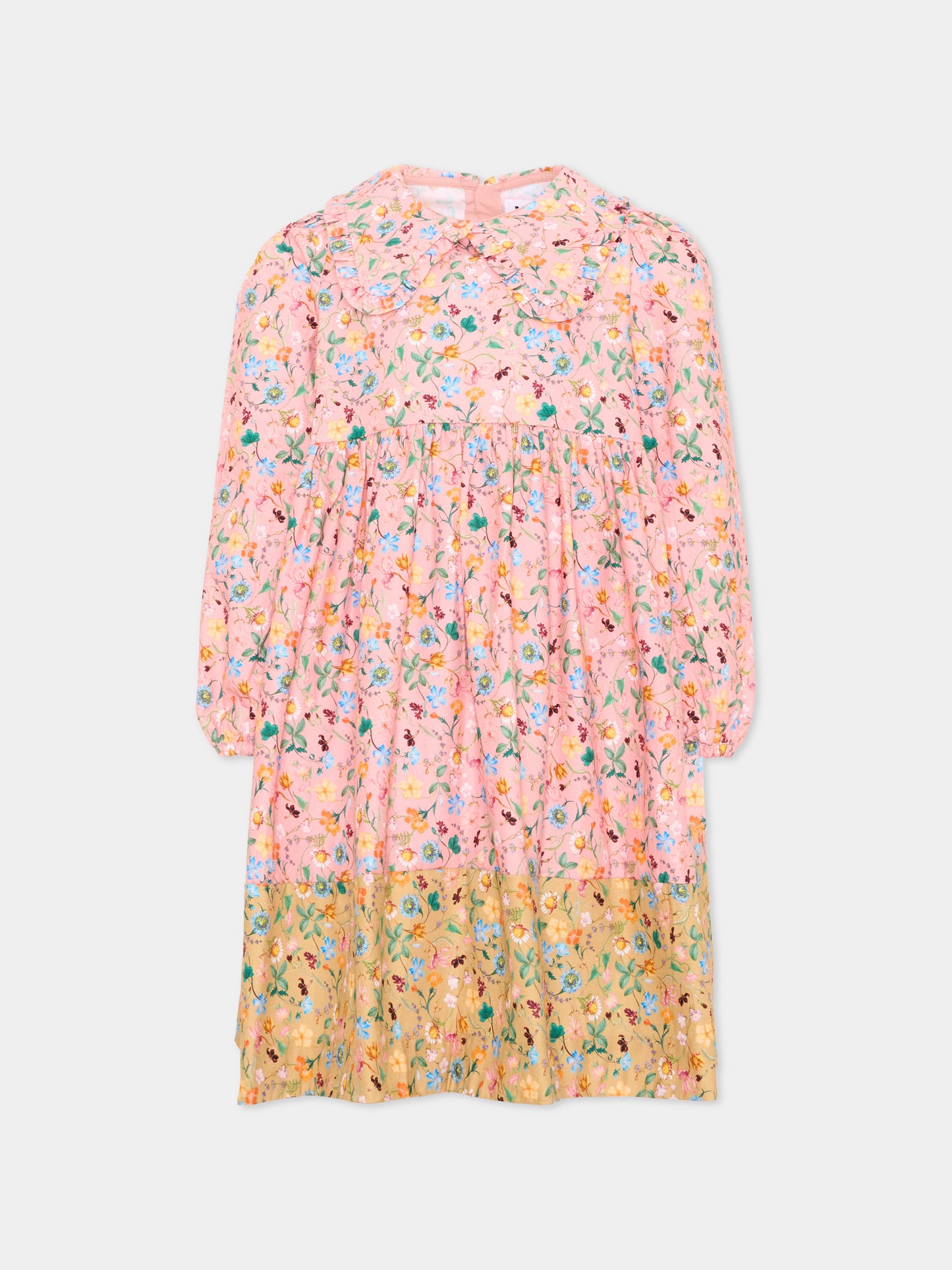 Vestito a manica lunga rosa Clementina per bambina,Molo,2W26E218 9795