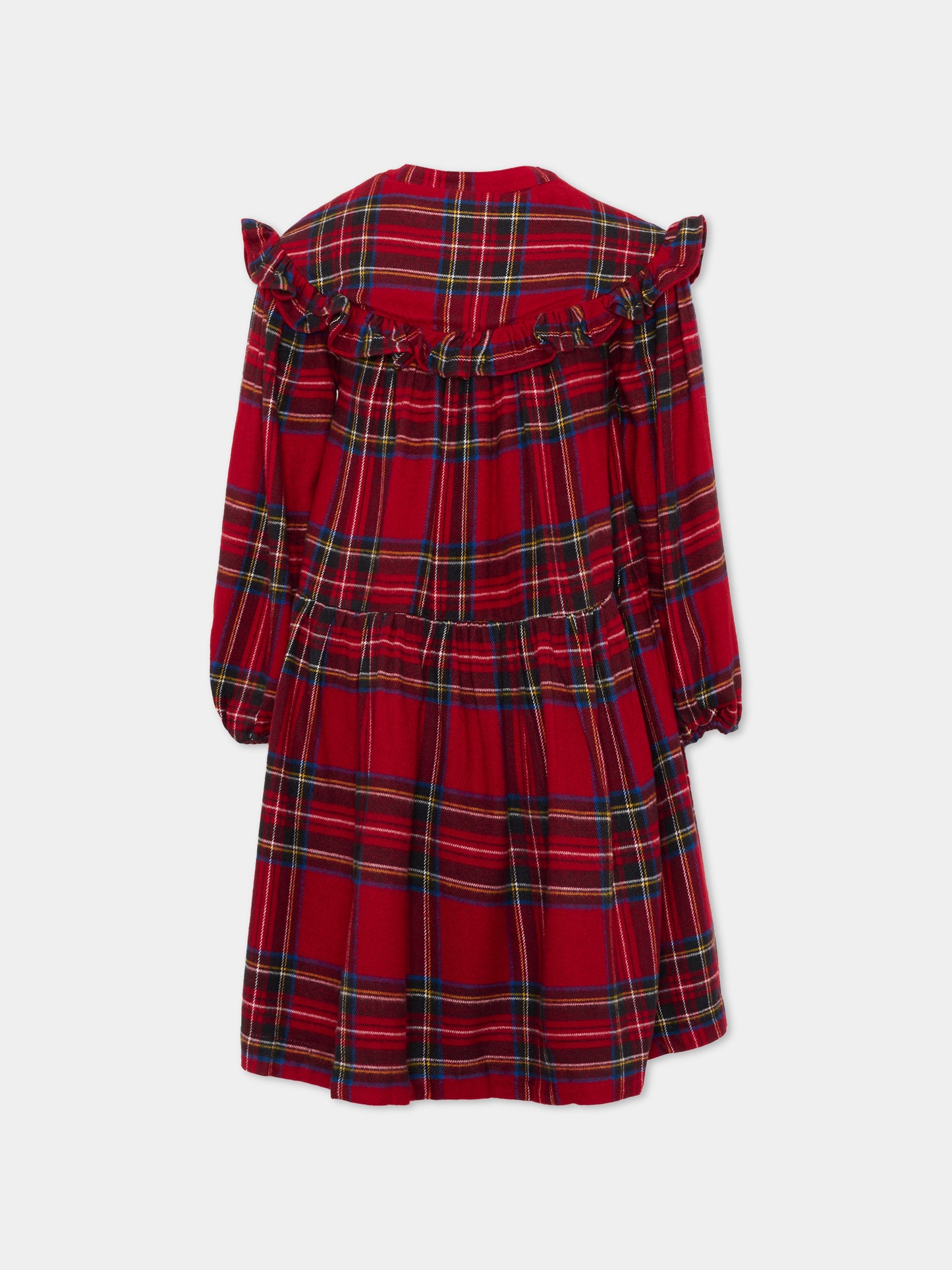 Vestito a manica lunga rosso Cibbe per bambina,Molo,2W26E228 5778