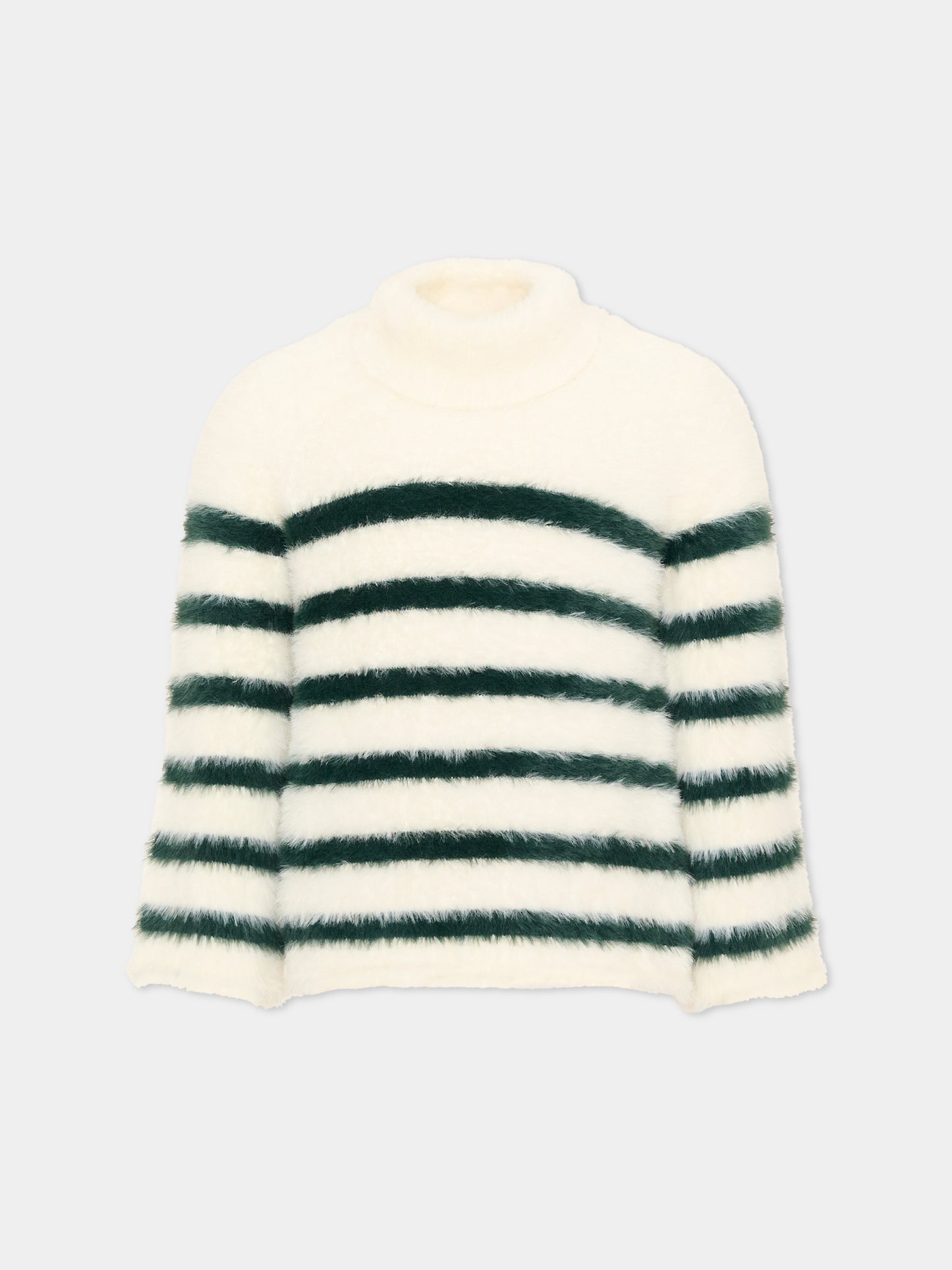 Maglione bianco Govina per bambina a righe,Molo,2W26K208 5830