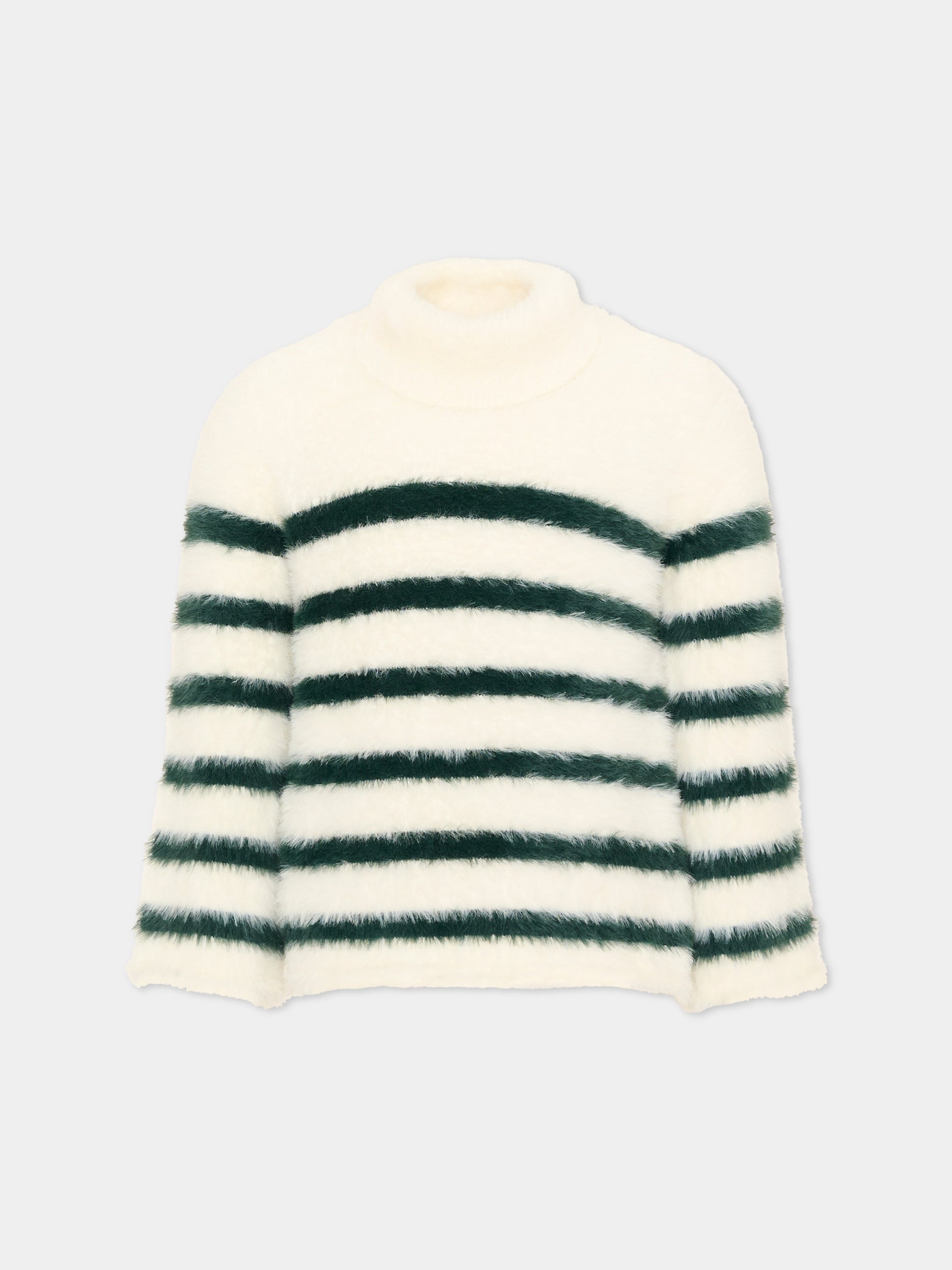 Maglione bianco Govina per bambina a righe,Molo,2W26K208 5830