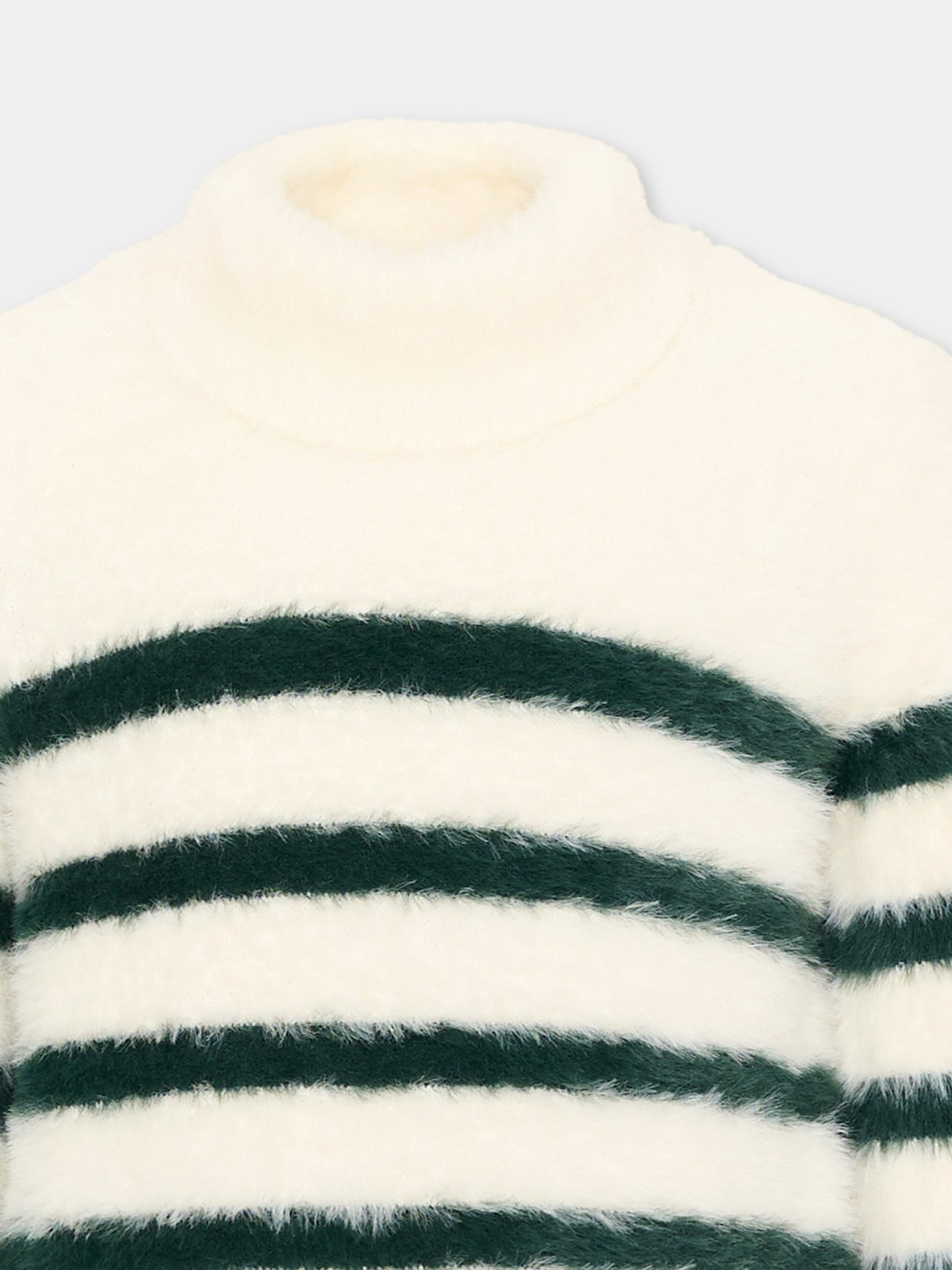 Maglione bianco Govina per bambina a righe,Molo,2W26K208 5830