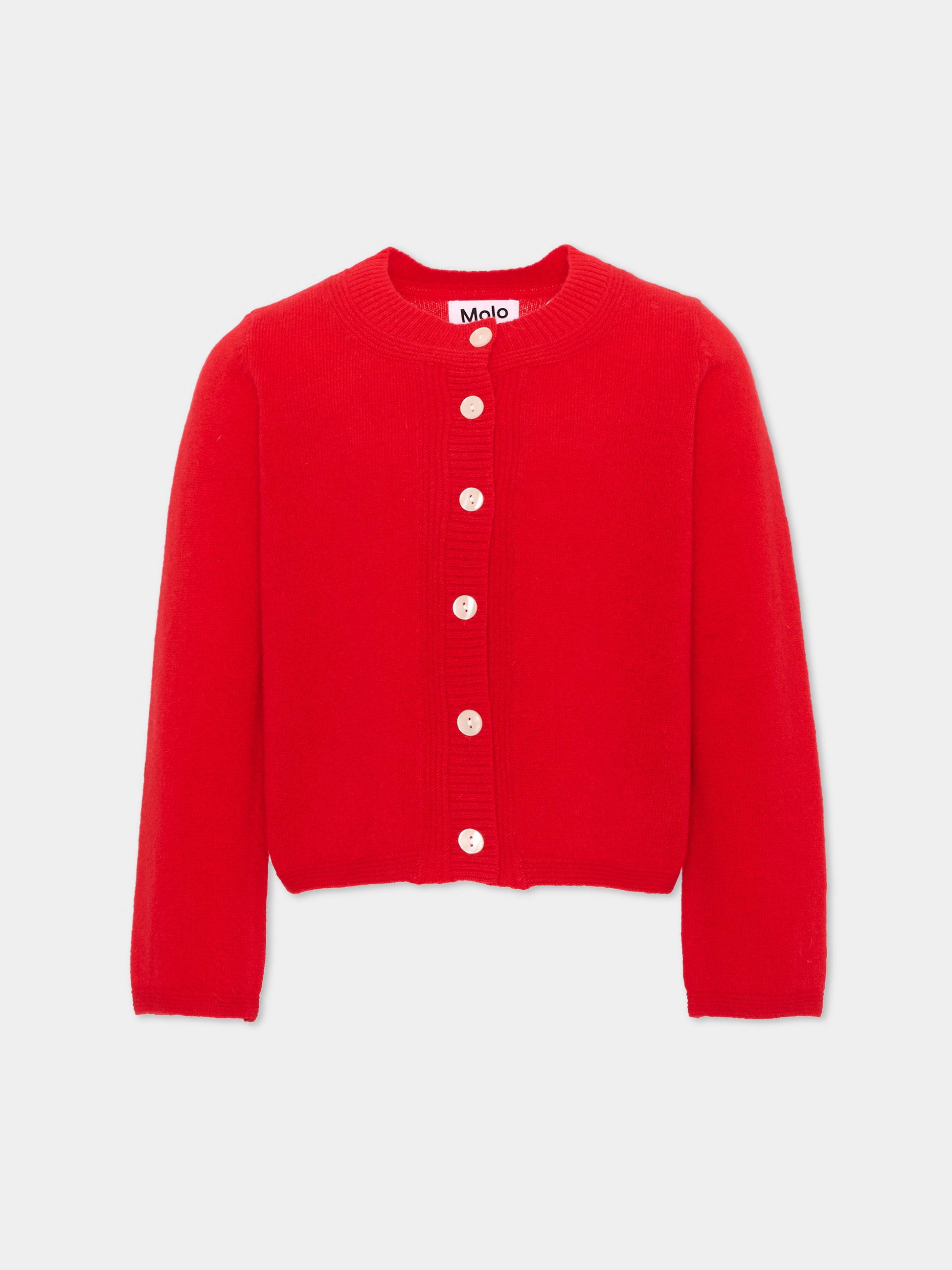 Cardigan rosso Giovanna per bambina,Molo,2W26K302 5726