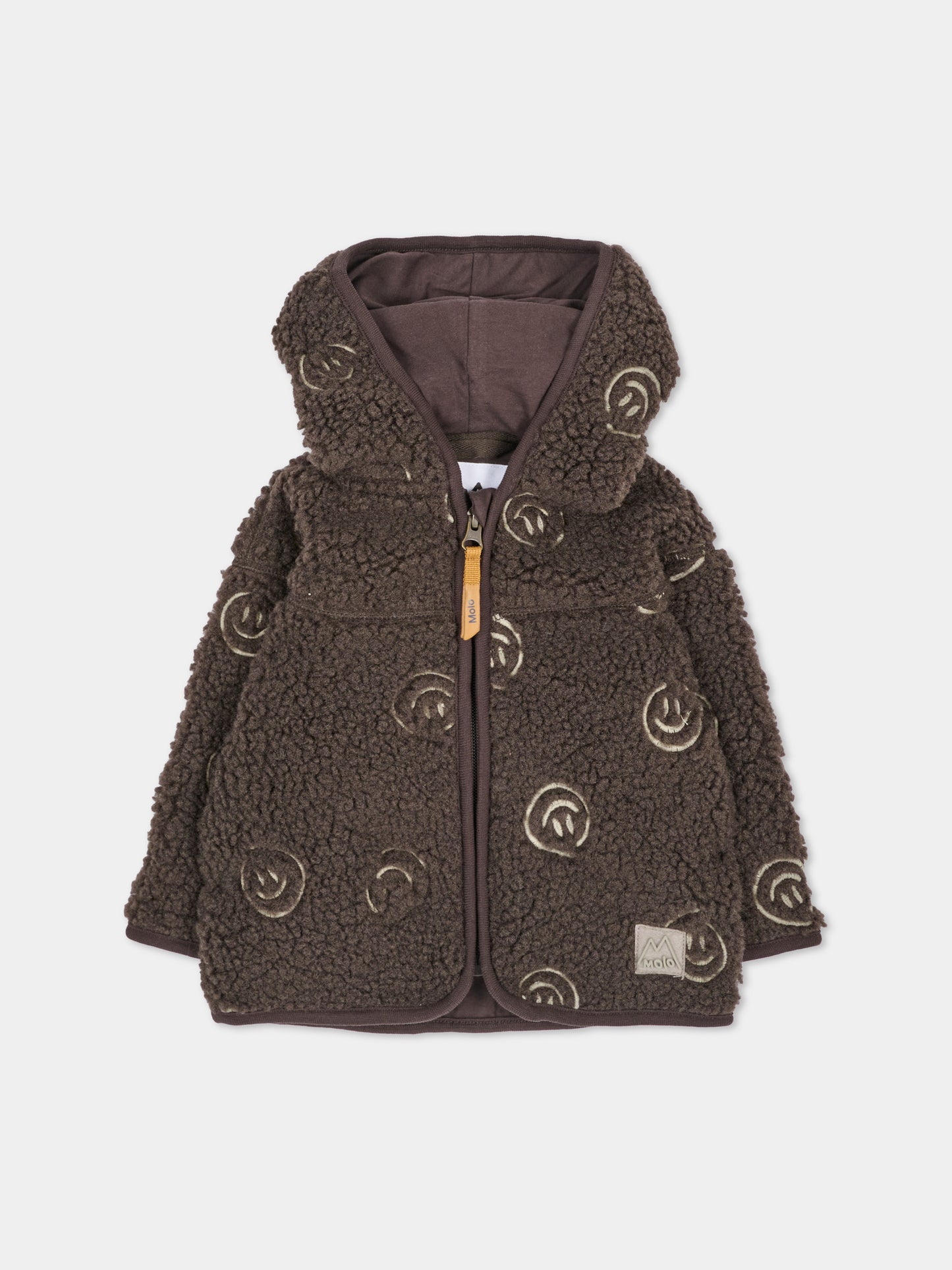 Ecopelliccia marrone Ummi per neonati smiley,Molo,5W26L207 3515