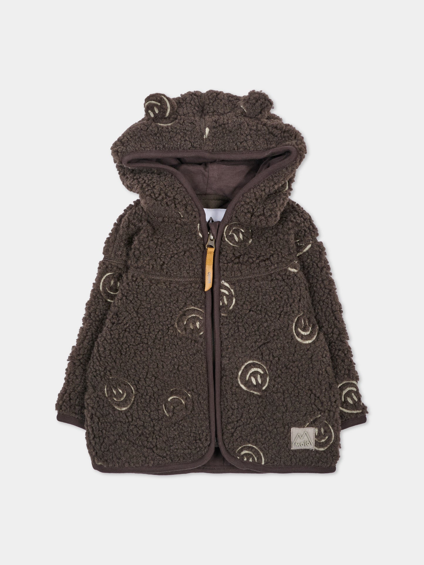 Ecopelliccia marrone Ummi per neonati smiley,Molo,5W26L207 3515