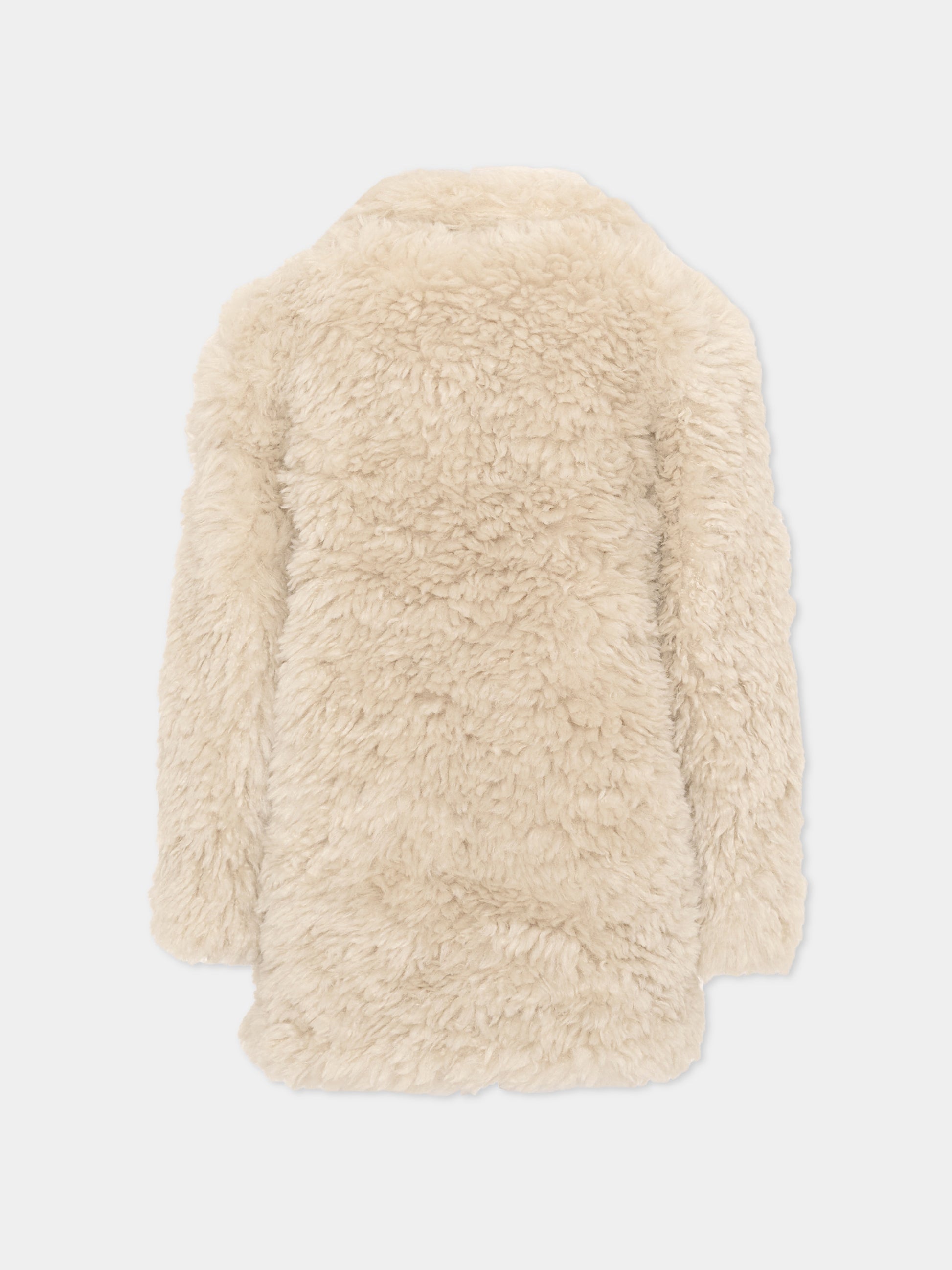Ecopelliccia avorio Helin per bambina,Molo,5W26M333 5645