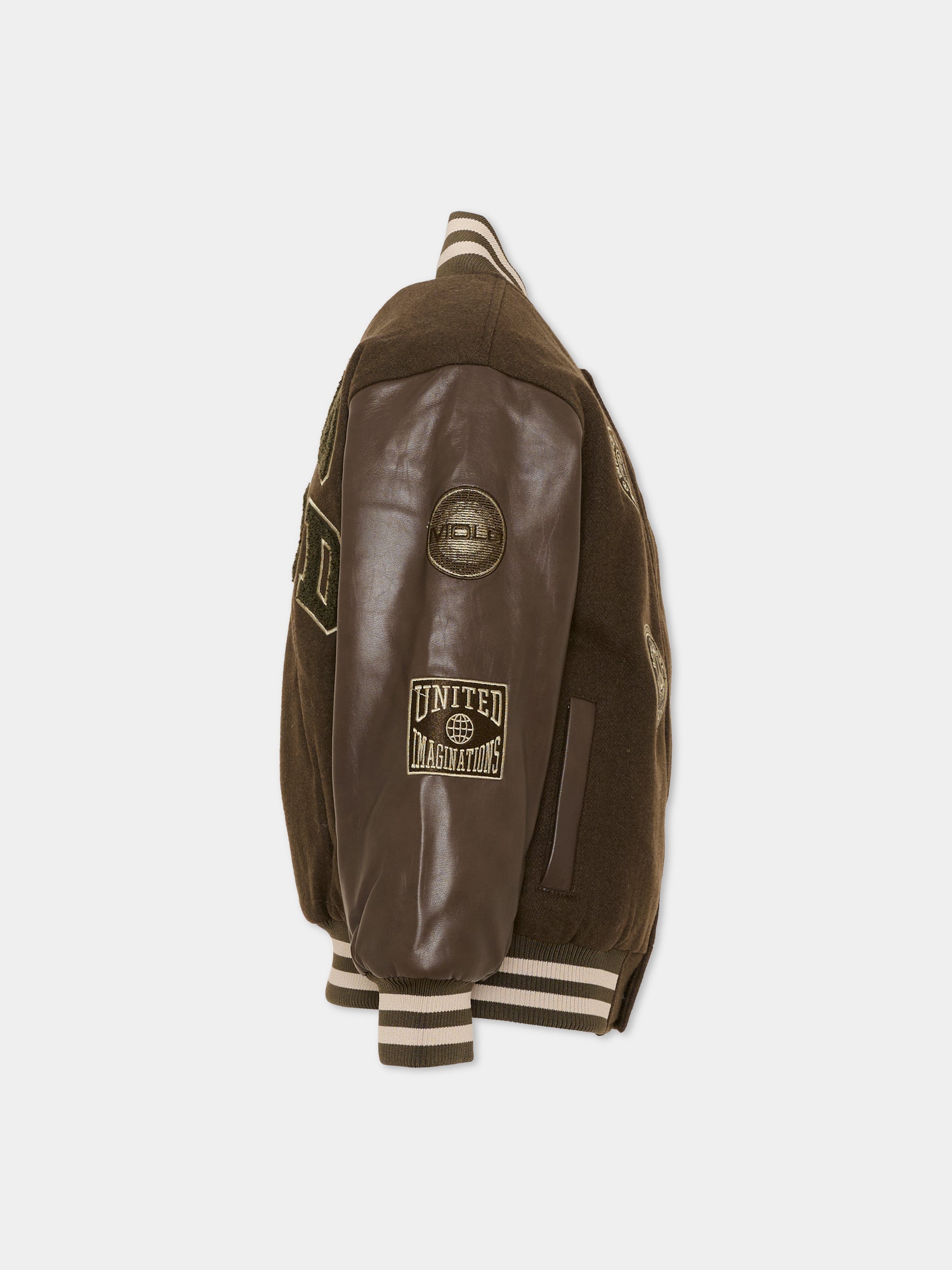Bomber marrone Hani per bambino,Molo,5W26M336 8795