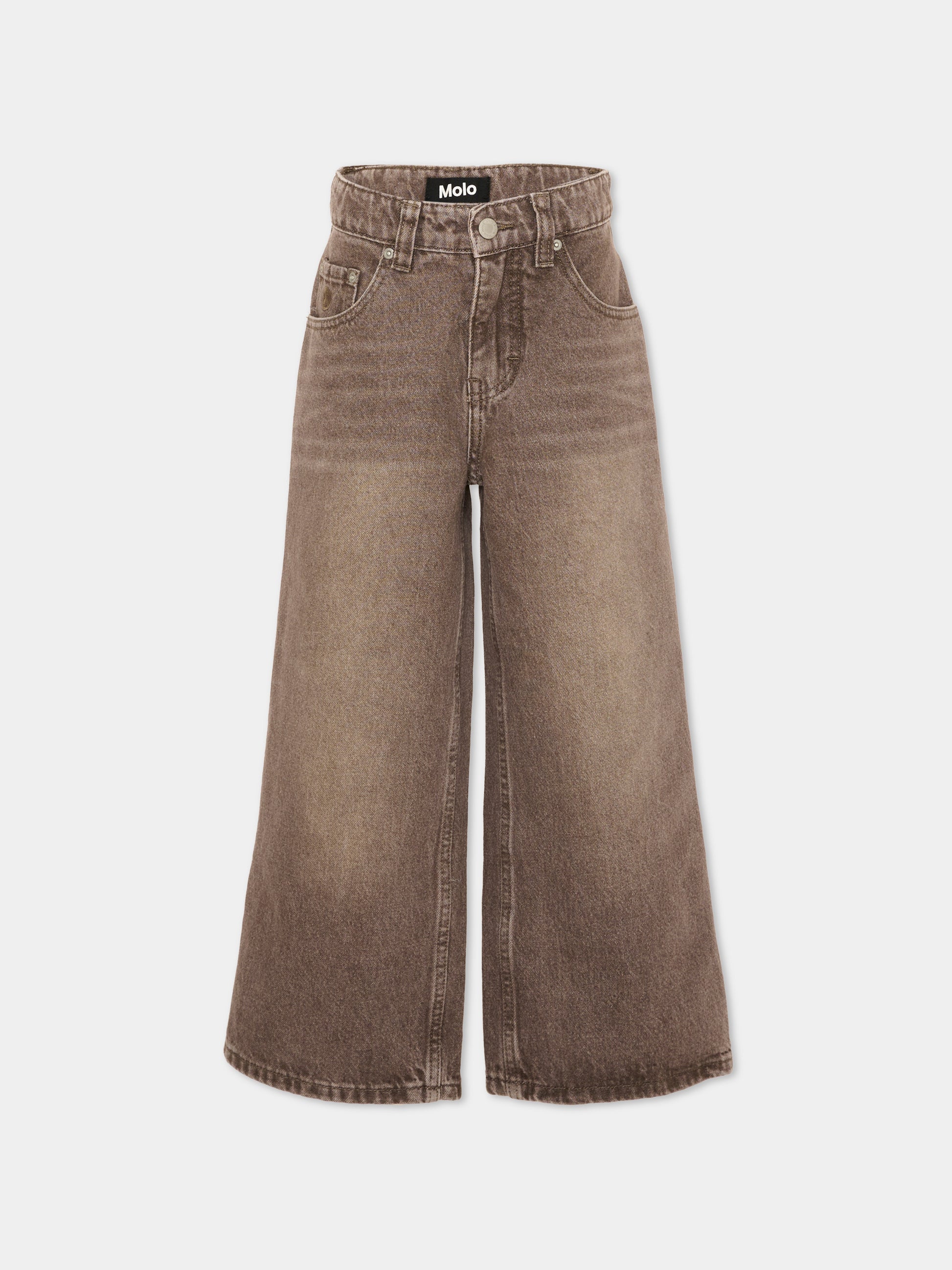 Jeans marrone Askio per bambini,Molo,6W26I112 5931