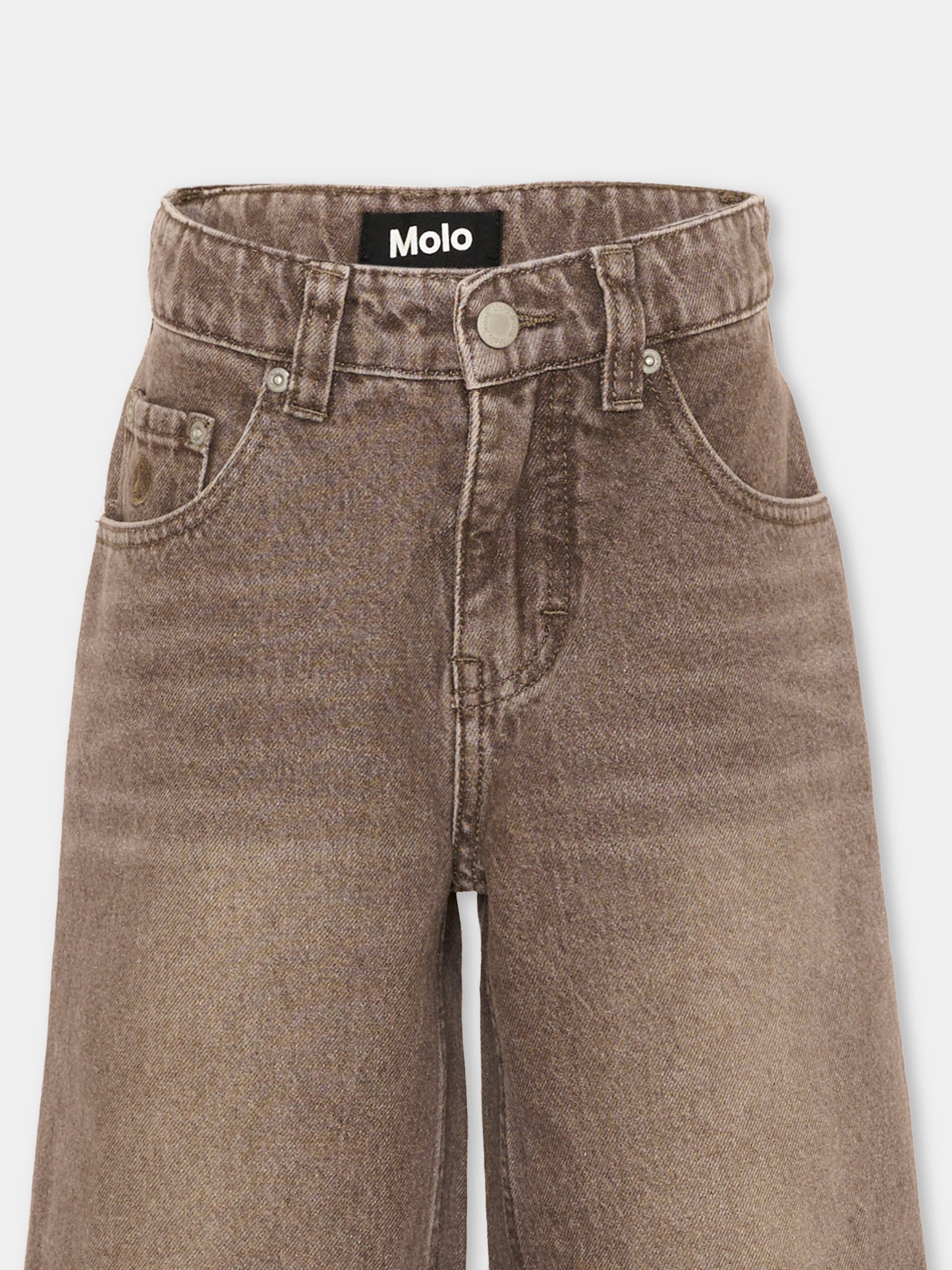 Jeans marrone Askio per bambini,Molo,6W26I112 5931