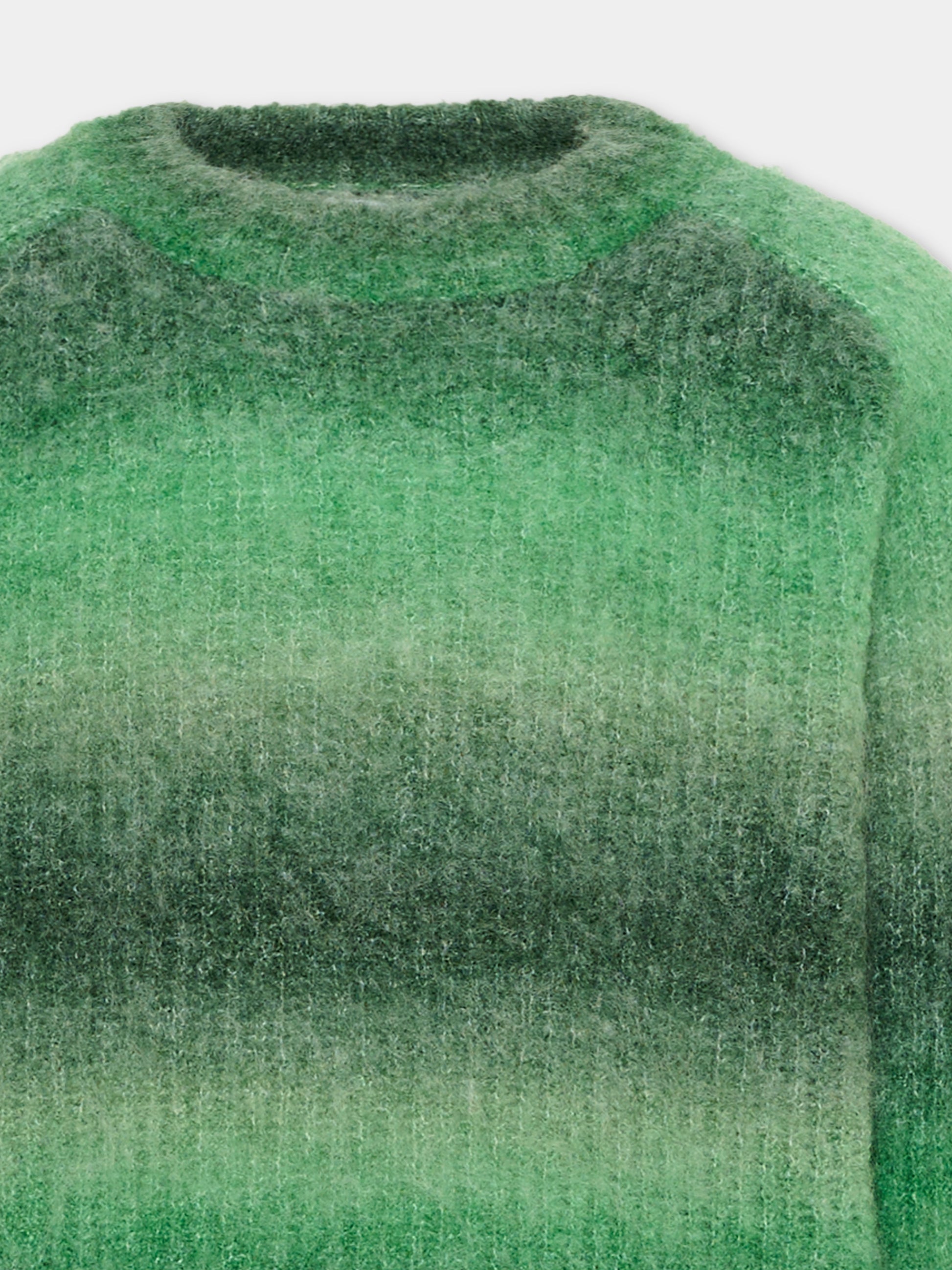 Maglione verde Bosse a righe per bambini,Molo,6W26K202 5942