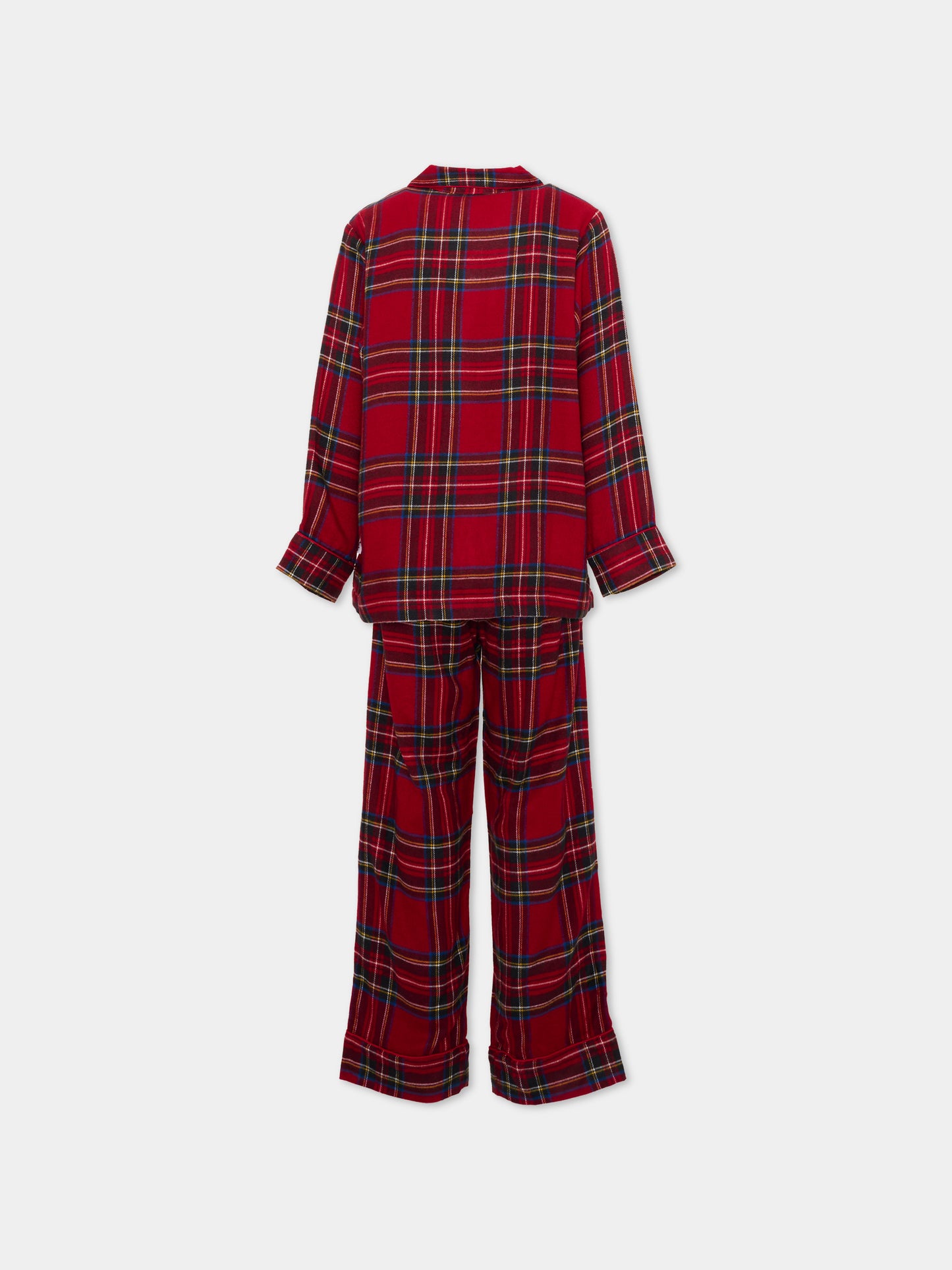 Pigiama rosso Lex per bambino tartan,Molo,6W26R504 5778