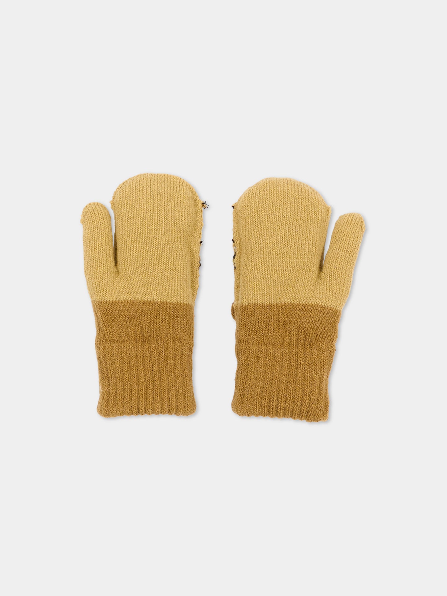 Guanti beige Kenau per bambina,Molo,7W26S102 5725