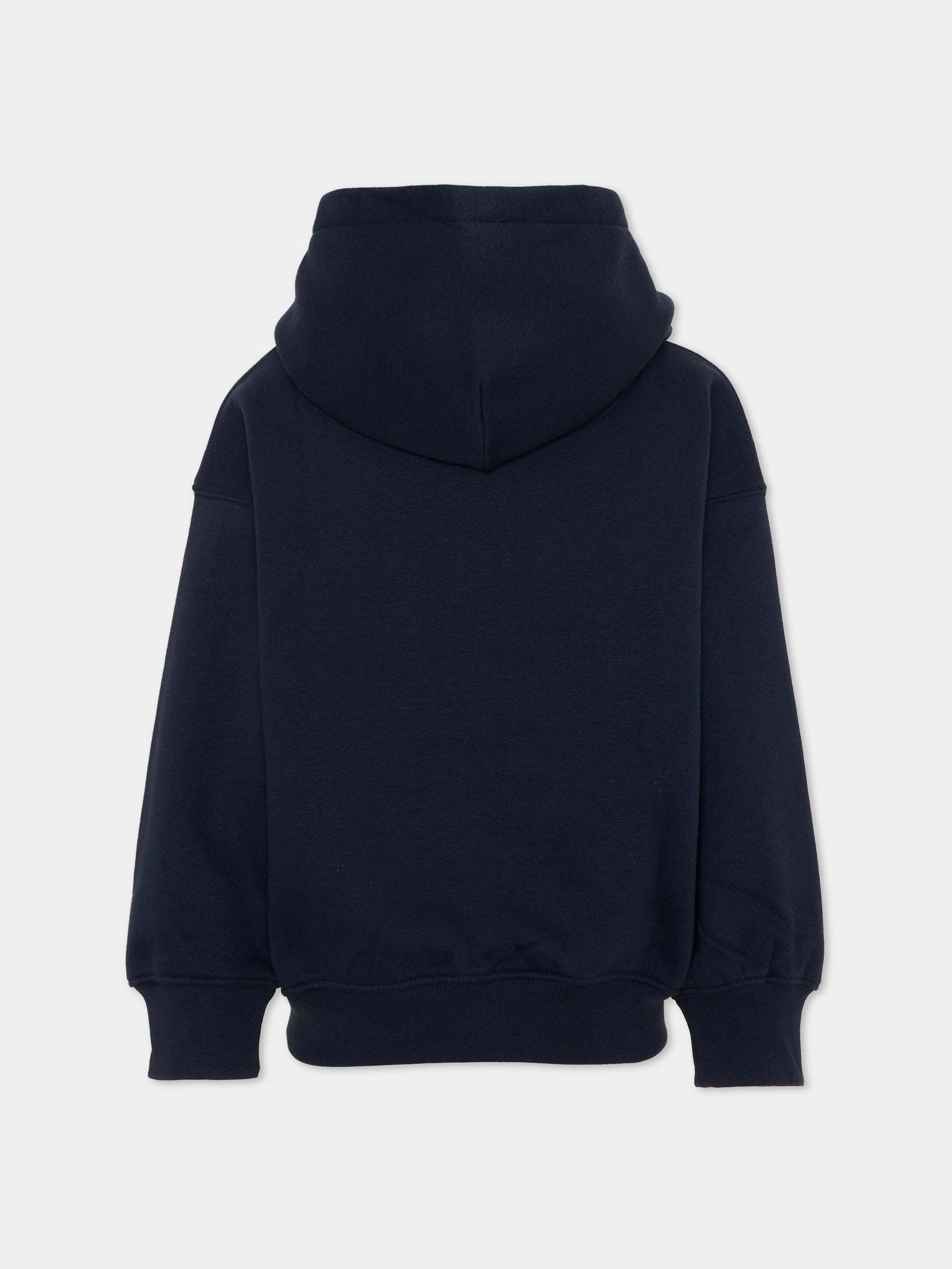 Felpa con cappuccio blu Marley per bambino,Molo,1W26J304 2257