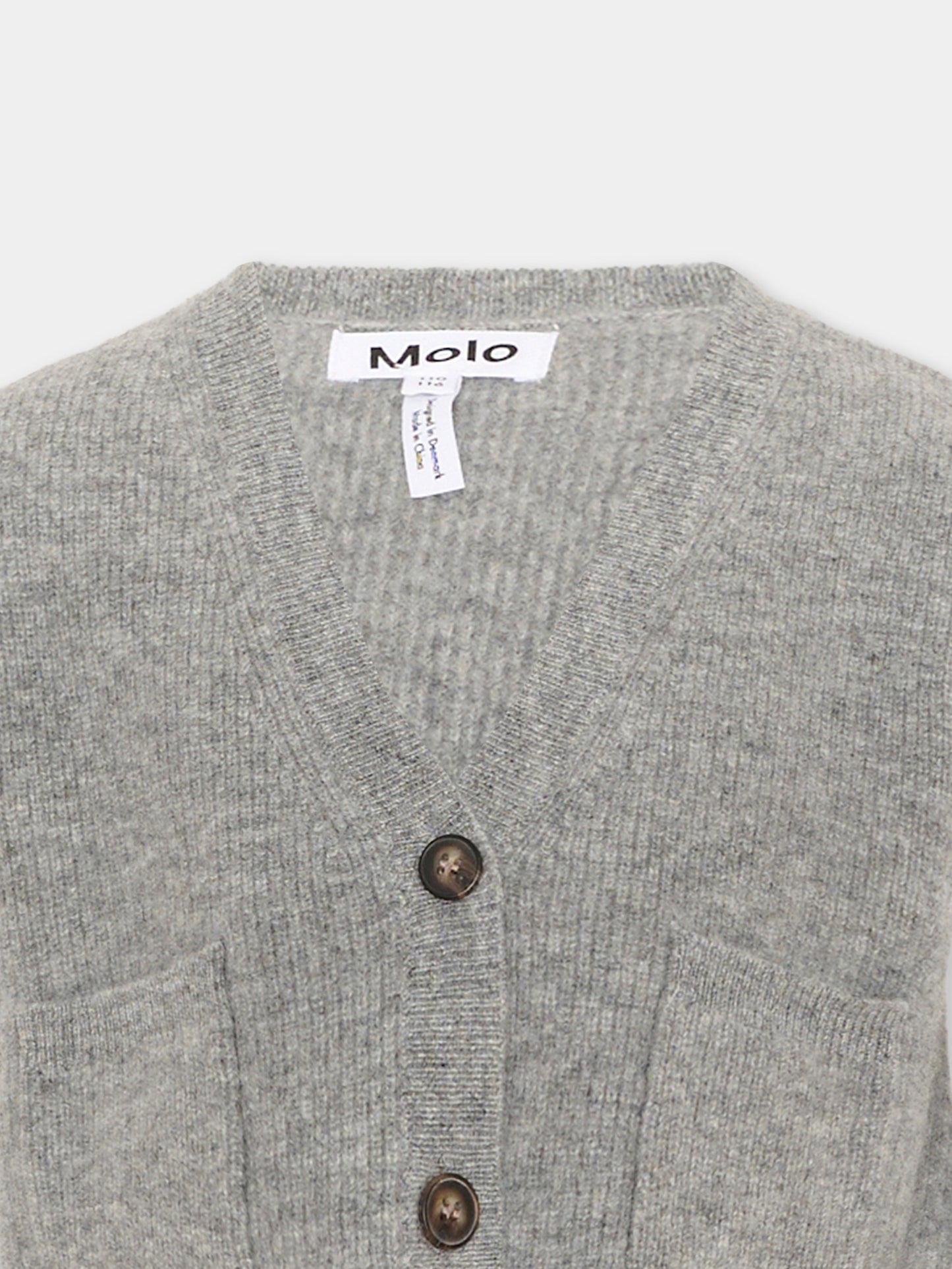 Maglia gilet grigia Gianni per bambino,Molo,2W26K101 1046