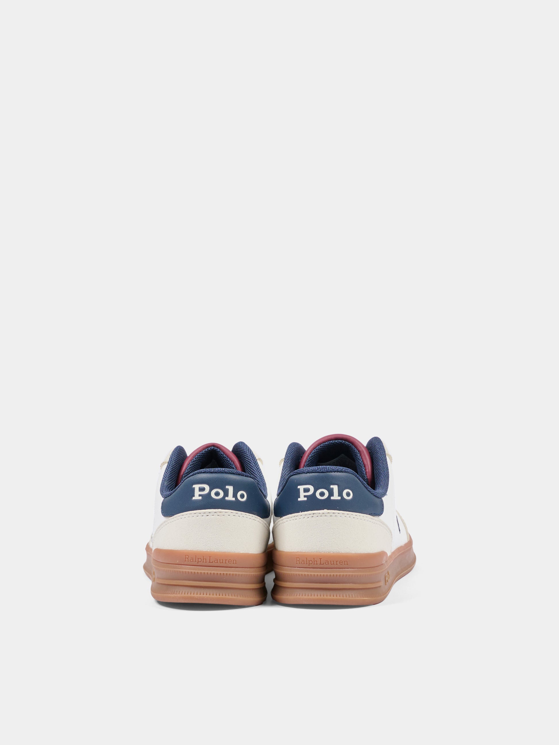 Sneakers bianche per bambino con Polo Pony,Ralph Lauren Kids,RL04998106