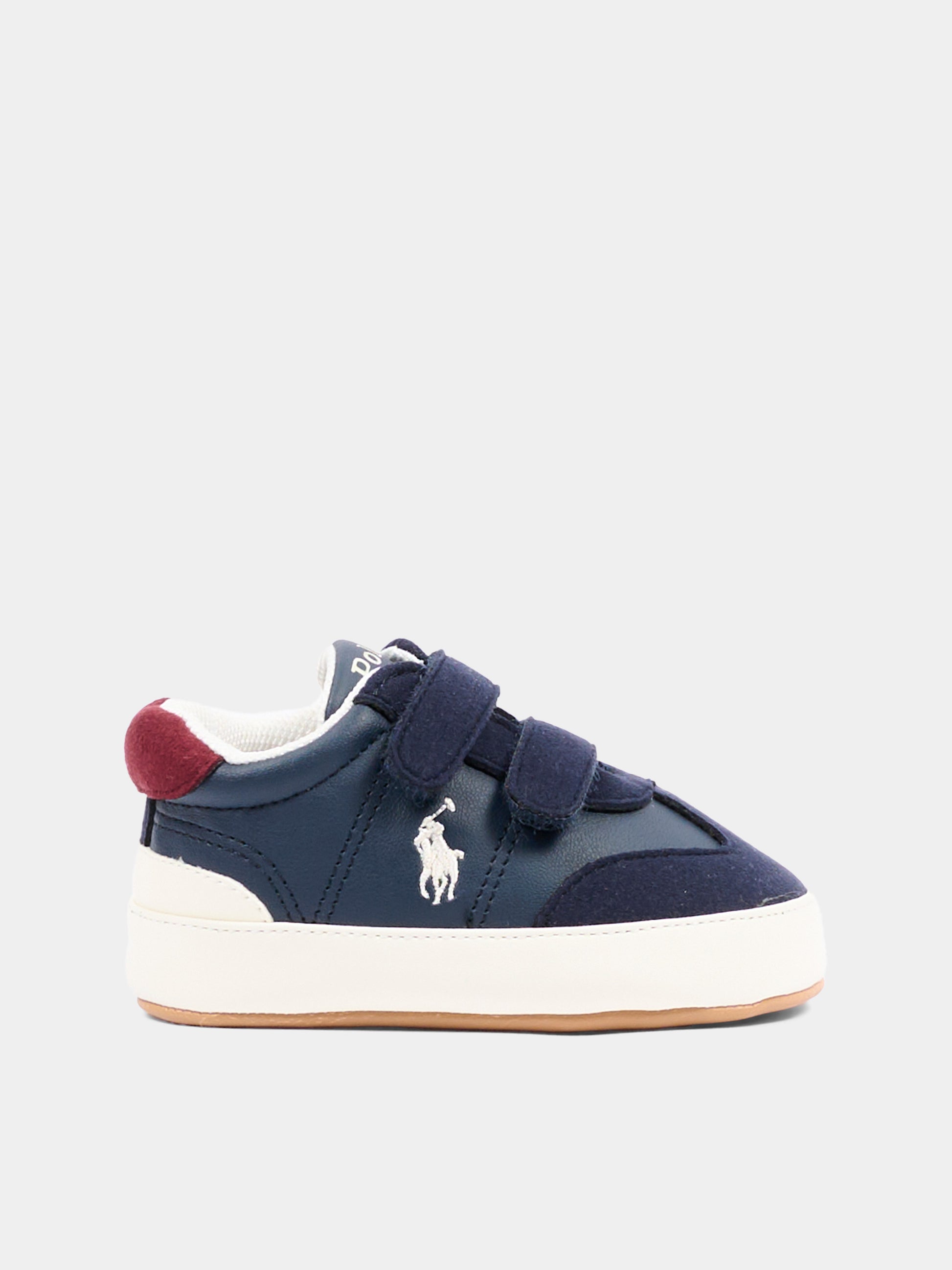 Sneakers blu per neonato con Polo Pony,Ralph Lauren Kids,RL05012410